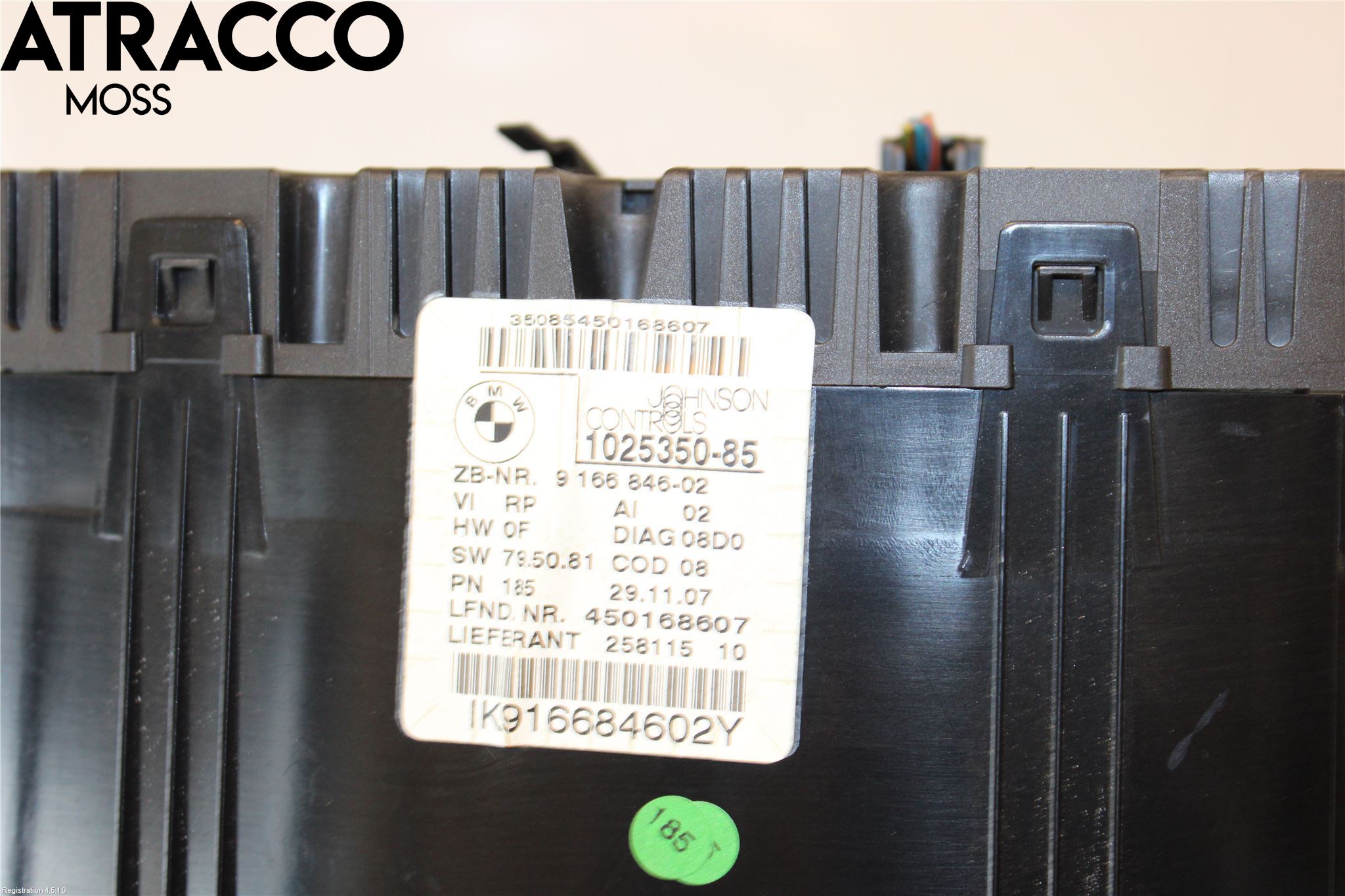 BMW 3 E90/91 SED/TOU 05-12 Instr Kombinert