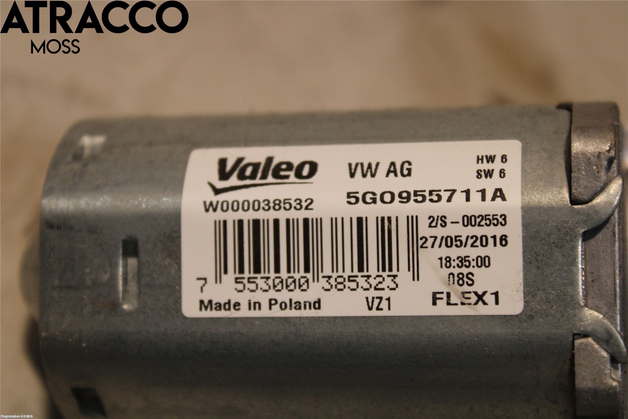 Volkswagen VW GOLF / E-GOLF VII 13-20 Viskermotor Bakluke