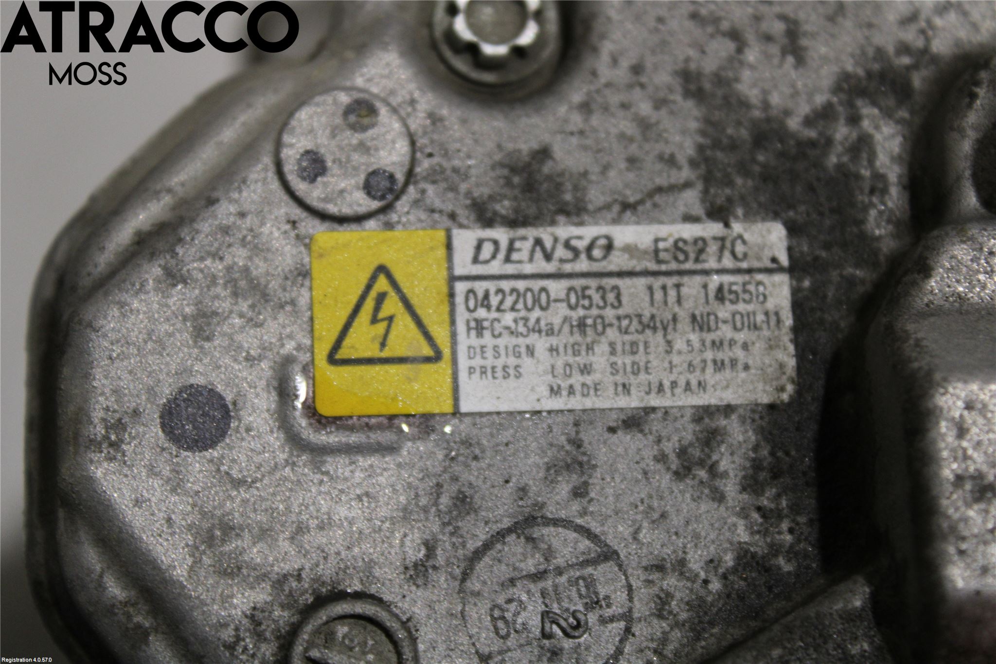 Lexus NX 300h 15-21 Varme Ac Kompressor