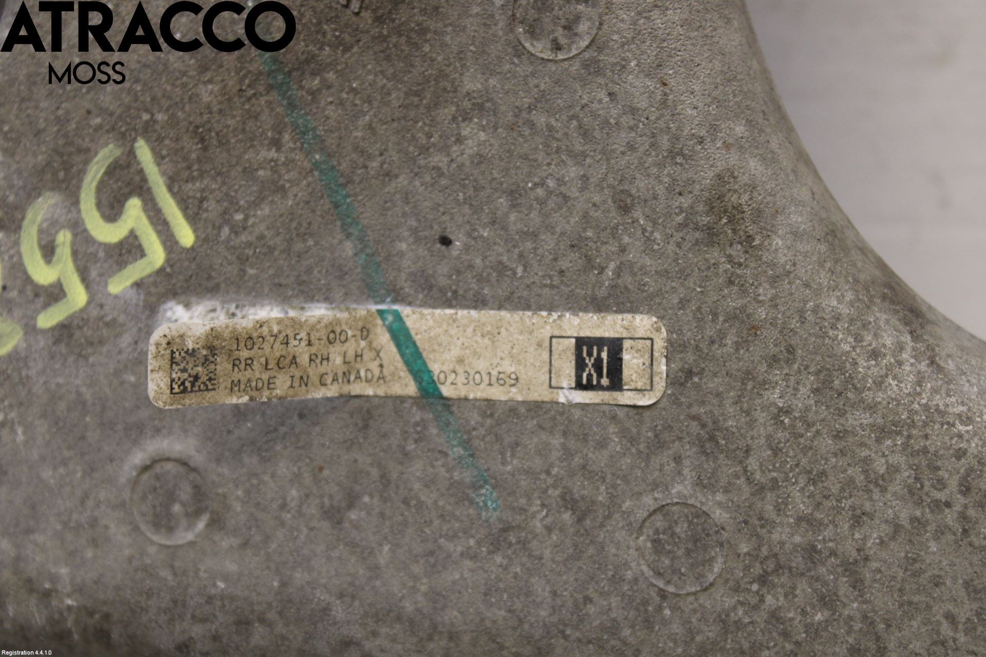 Tesla MODEL X 16- Bærearm Bak Høyre