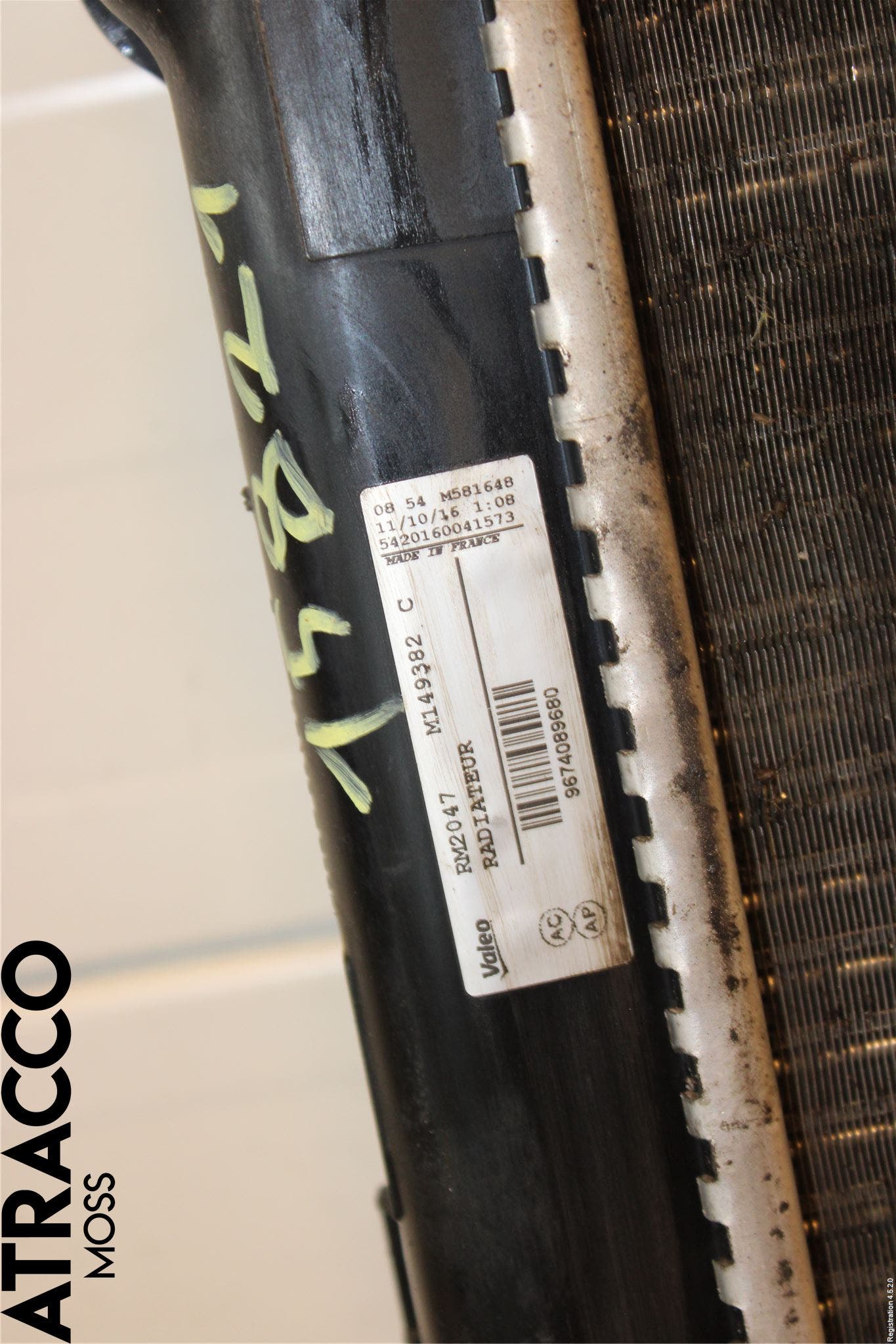 Peugeot PARTNER 16-18 Radiator Automat