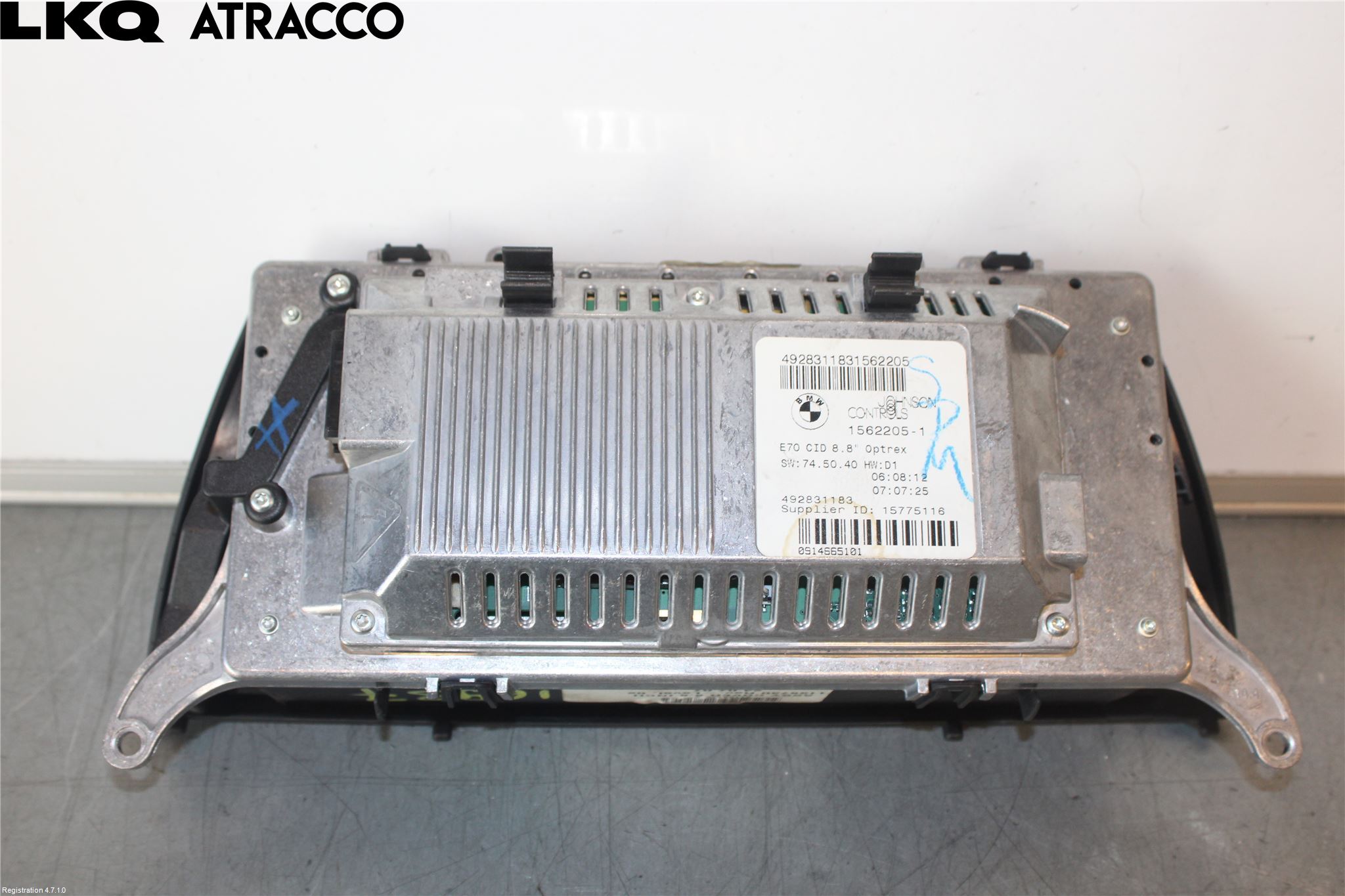 BMW X5 E70 07-13 Instr Skjerm Dvd-Gps-Ac-Tlf