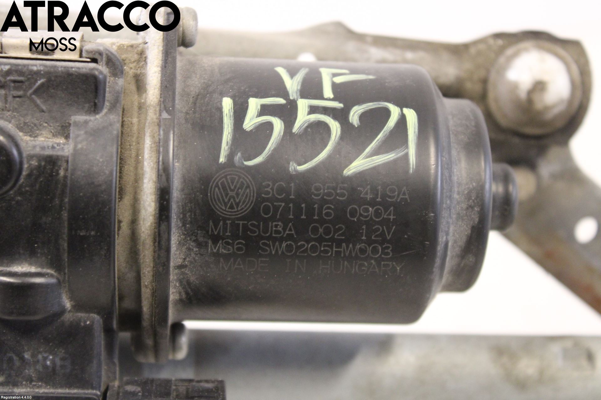 Volkswagen VW PASSAT 05-11 Viskermotor Frontrute