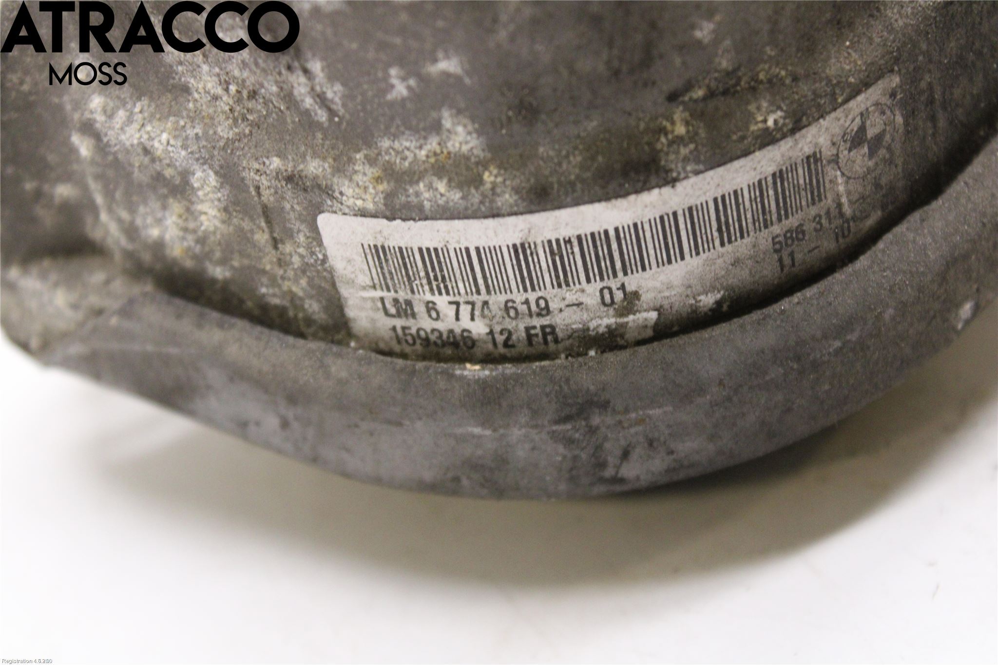 BMW 5 E60/61 Sed/Tou 02-10 Motor Feste Gummi