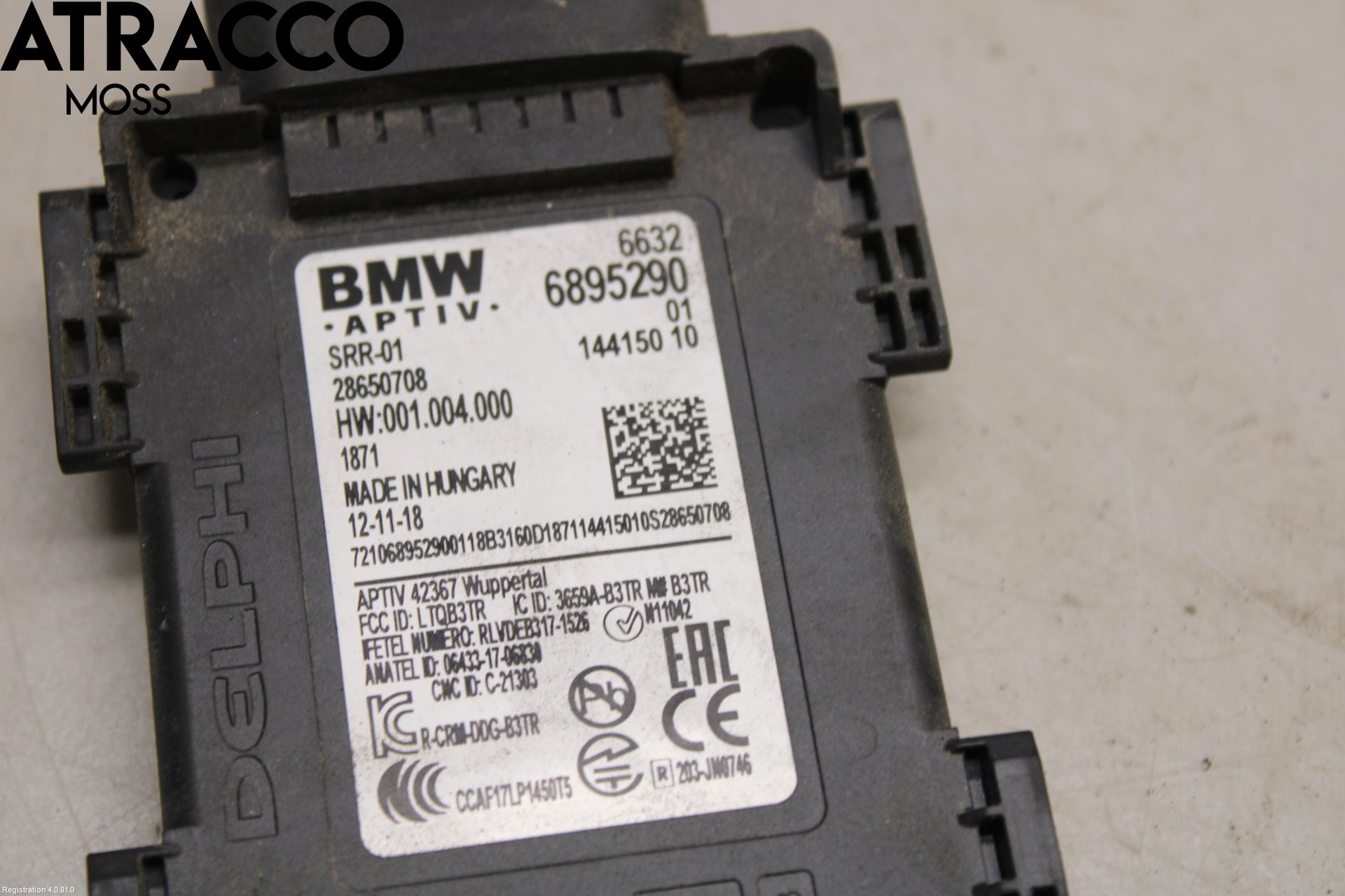 BMW 5 G30/G31/F90 17-23 Styreenhet Parkering