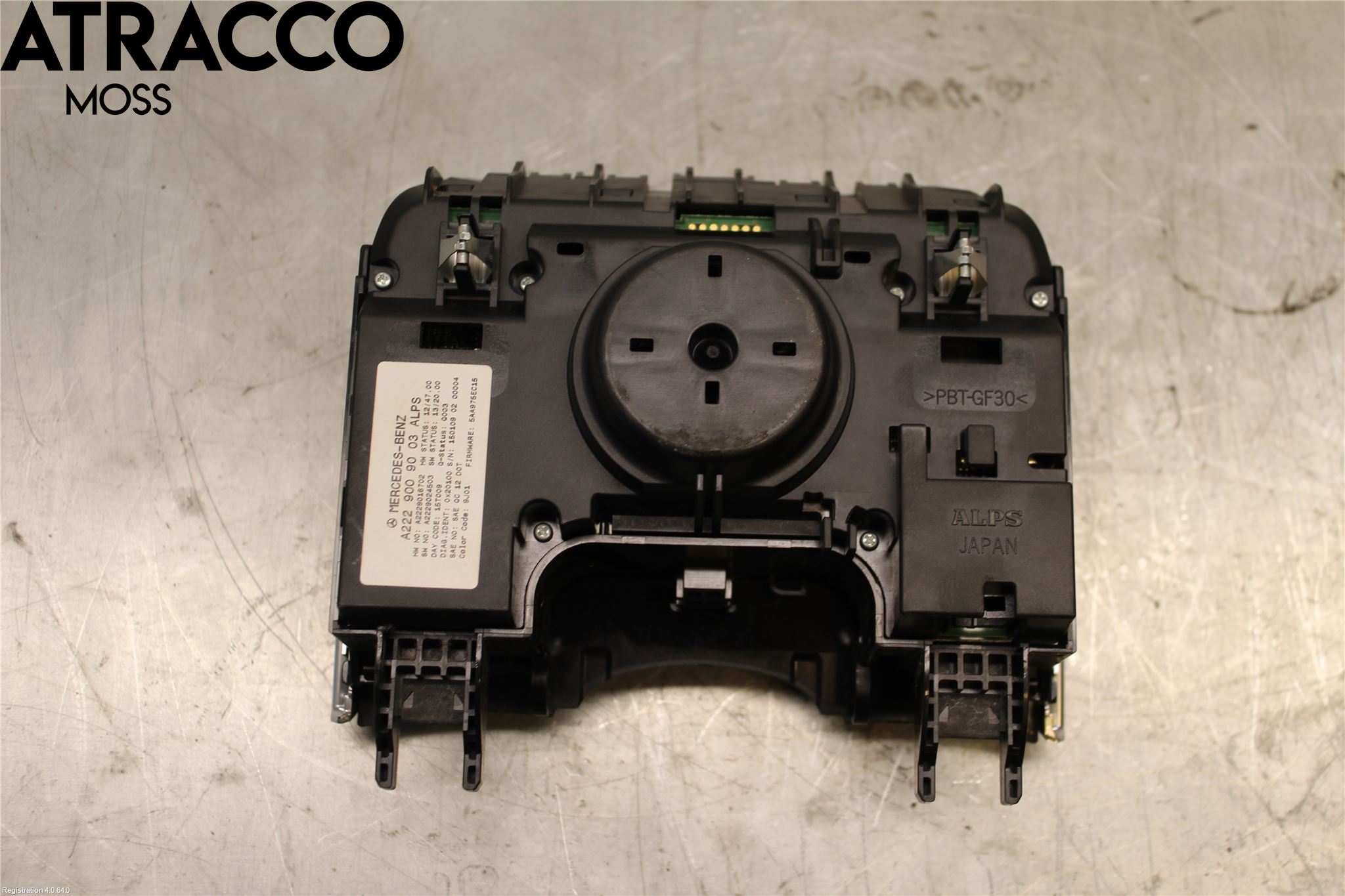 Mercedes-Benz MB S-KLASS (W222) 13-20 Instrumentkonsoll Midt