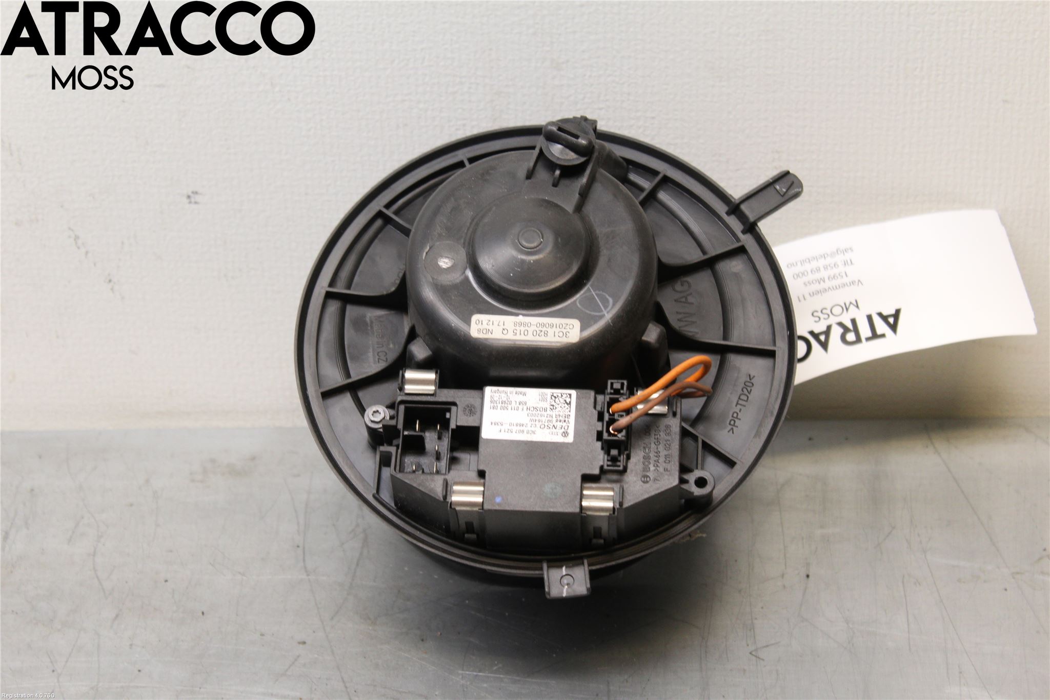 Volkswagen VW PASSAT 11-14 Varmeapparat Viftemotor