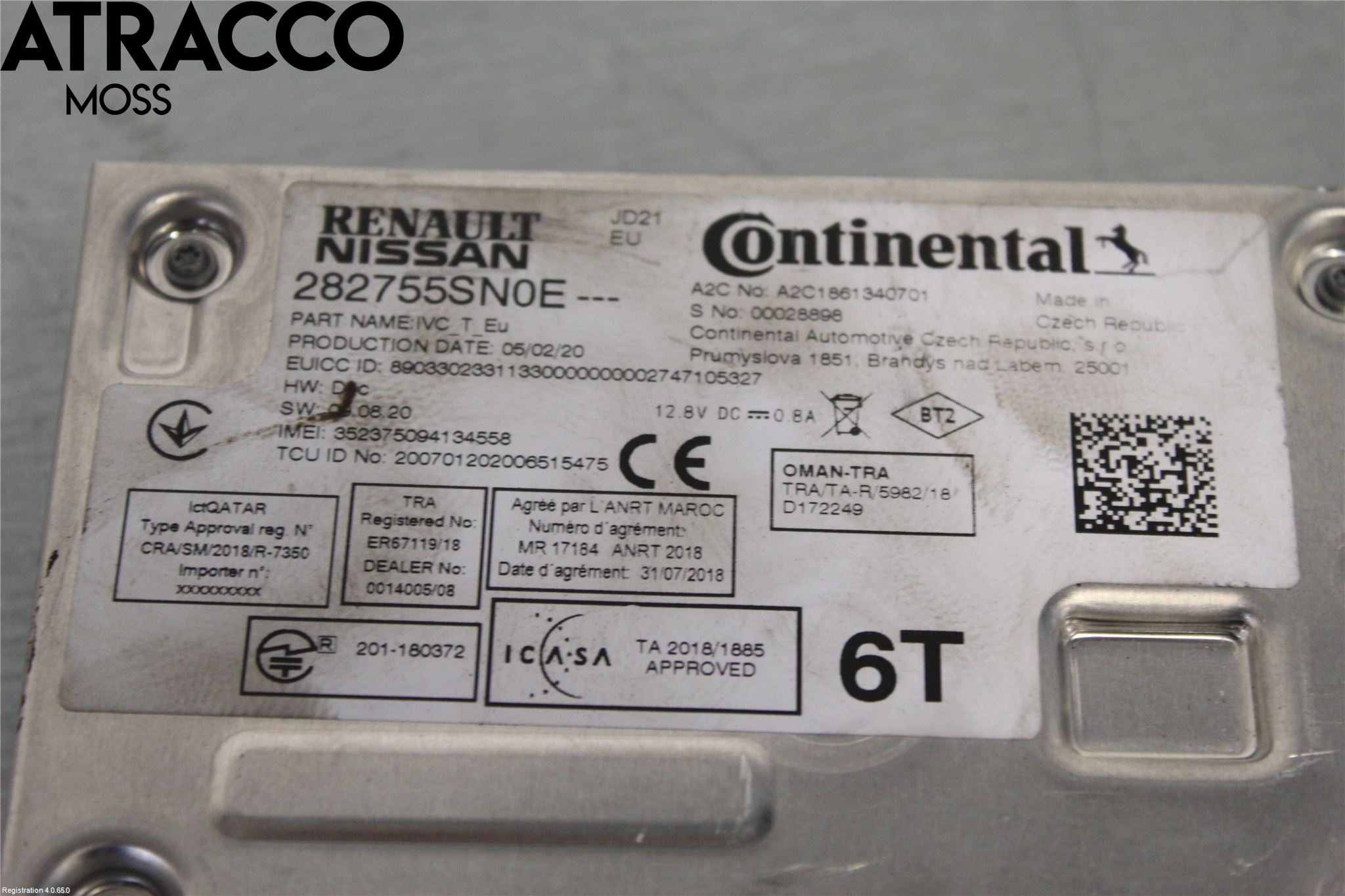 Nissan LEAF 18- Styreenhet Tale