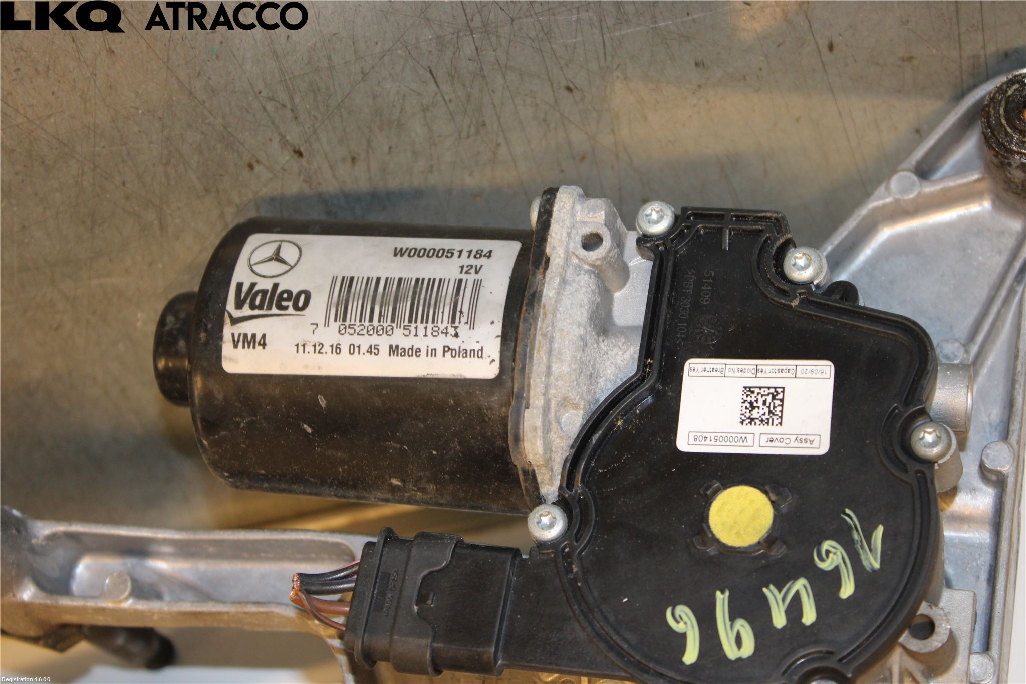 Mercedes-Benz MB VITO/V-KLASS (W640,W447,W448) 14- Viskermotor Frontrute