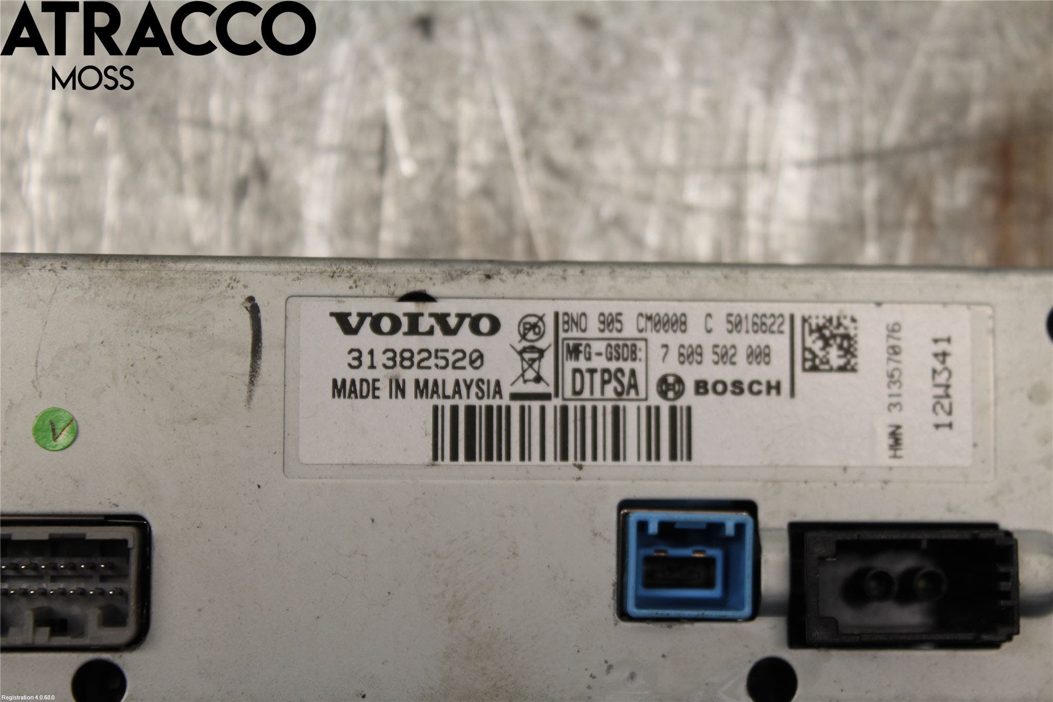 Volvo V40 12-19 Multifunktionsdisplay