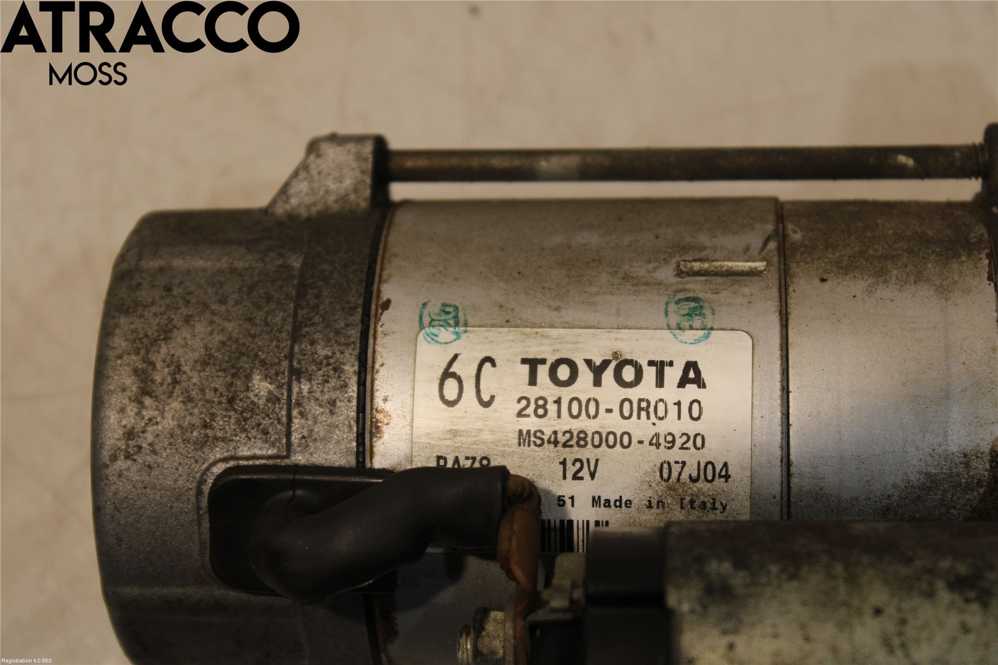 Toyota RAV 4 06-12 Startmotor Diesel