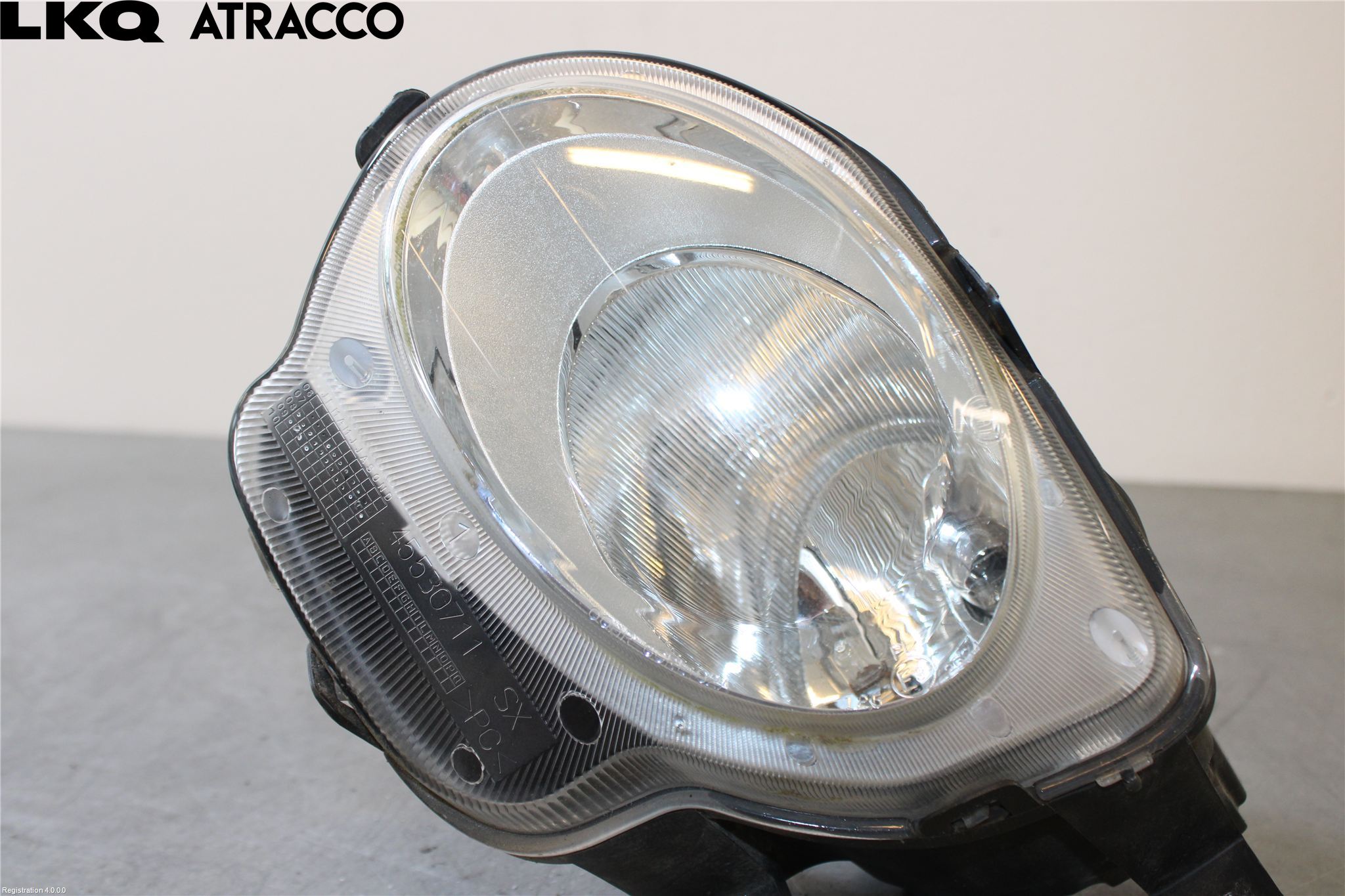 Fiat 500 07- Frontlykt-Kurve-Tåkelys