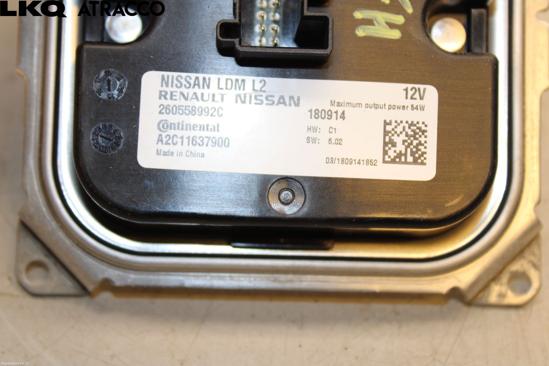 Nissan LEAF 18- Styreenhet Xenon