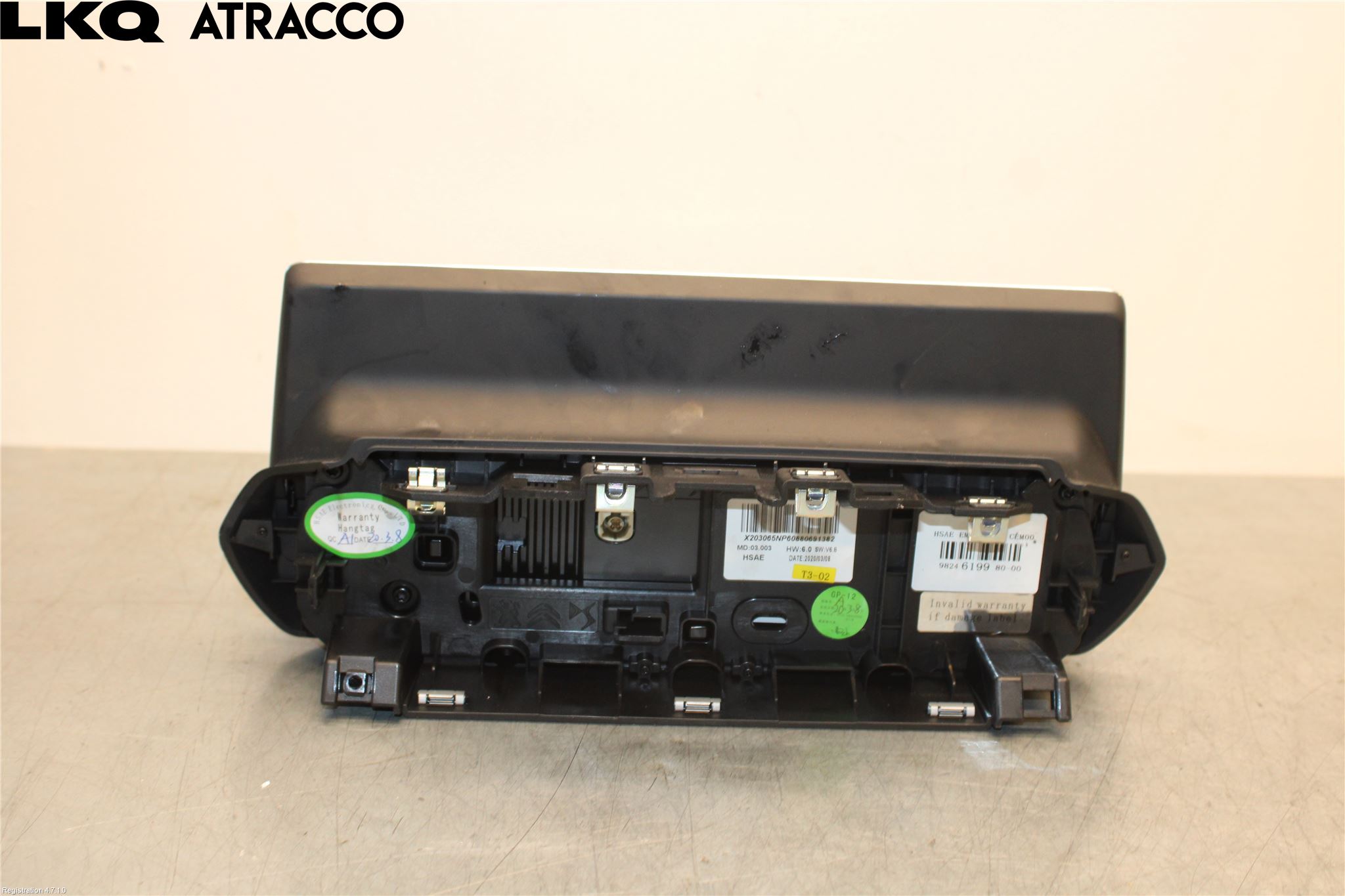 Peugeot 2008/E-2008 20- Multifunktionsdisplay