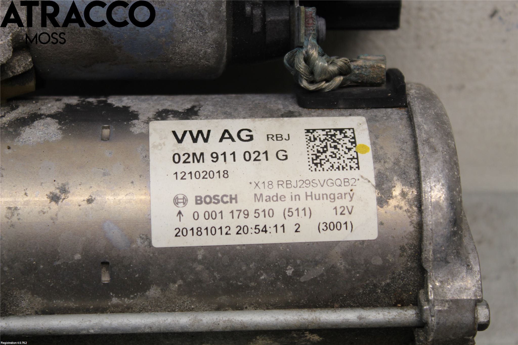 Volkswagen VW UP! / E-UP! Startmotor