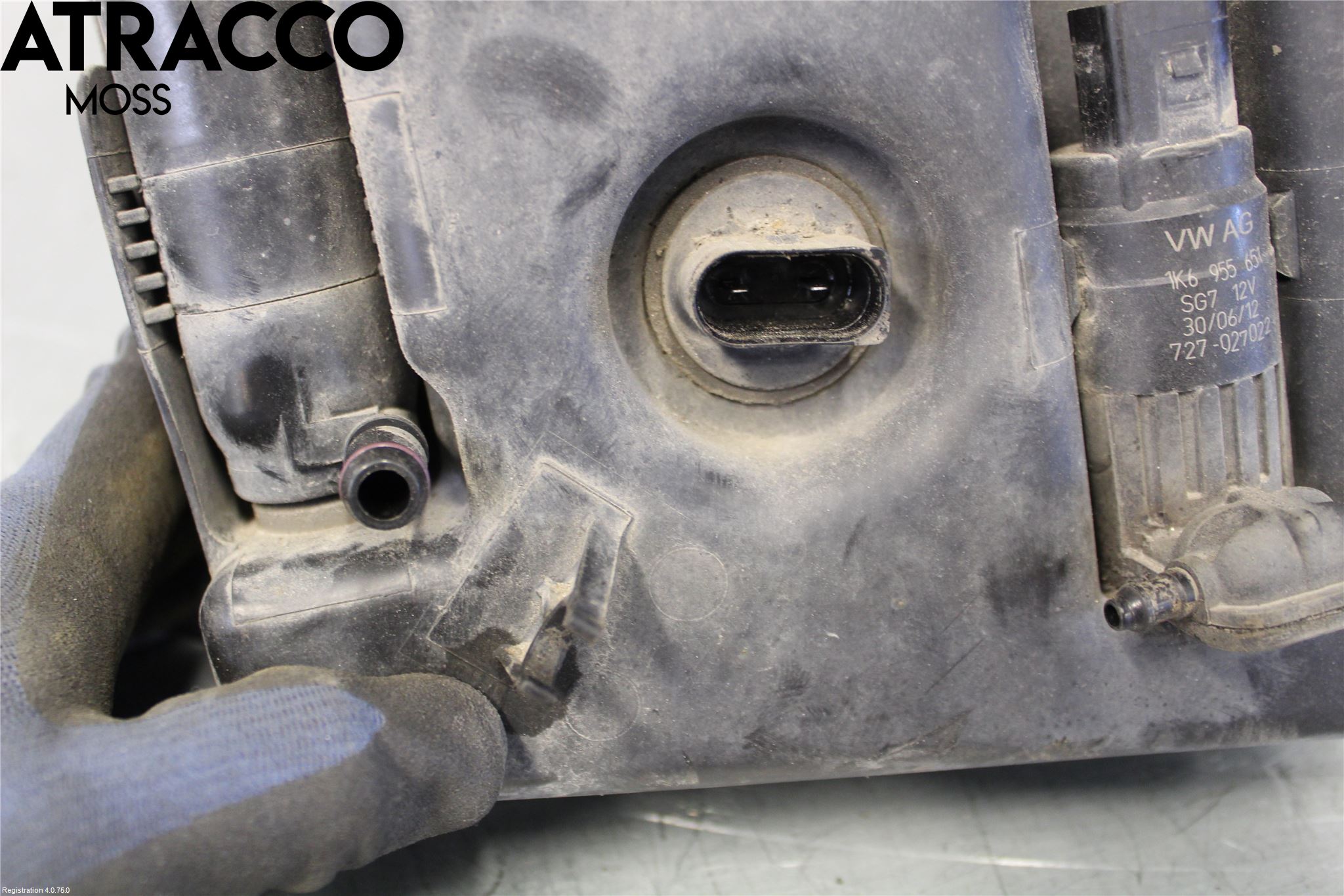 Volkswagen VW GOLF VI 09-13 Spylerbeholder Frontrute