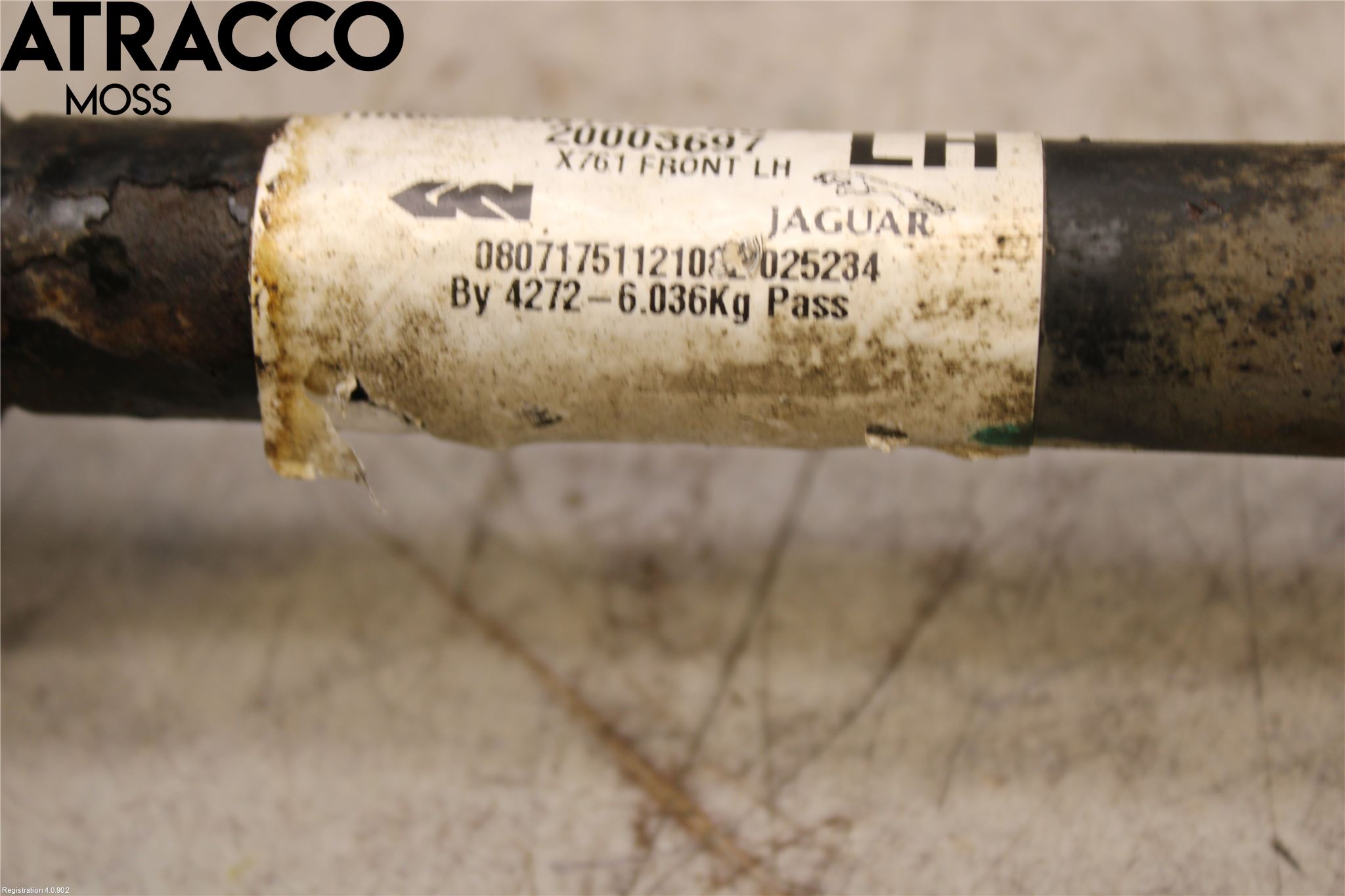 Jaguar F-PACE Drivaksel Foran Kompl Venstre