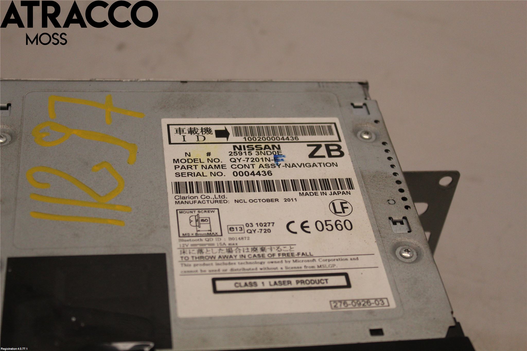 Nissan LEAF 11-17 Stereo Radio Med Cd