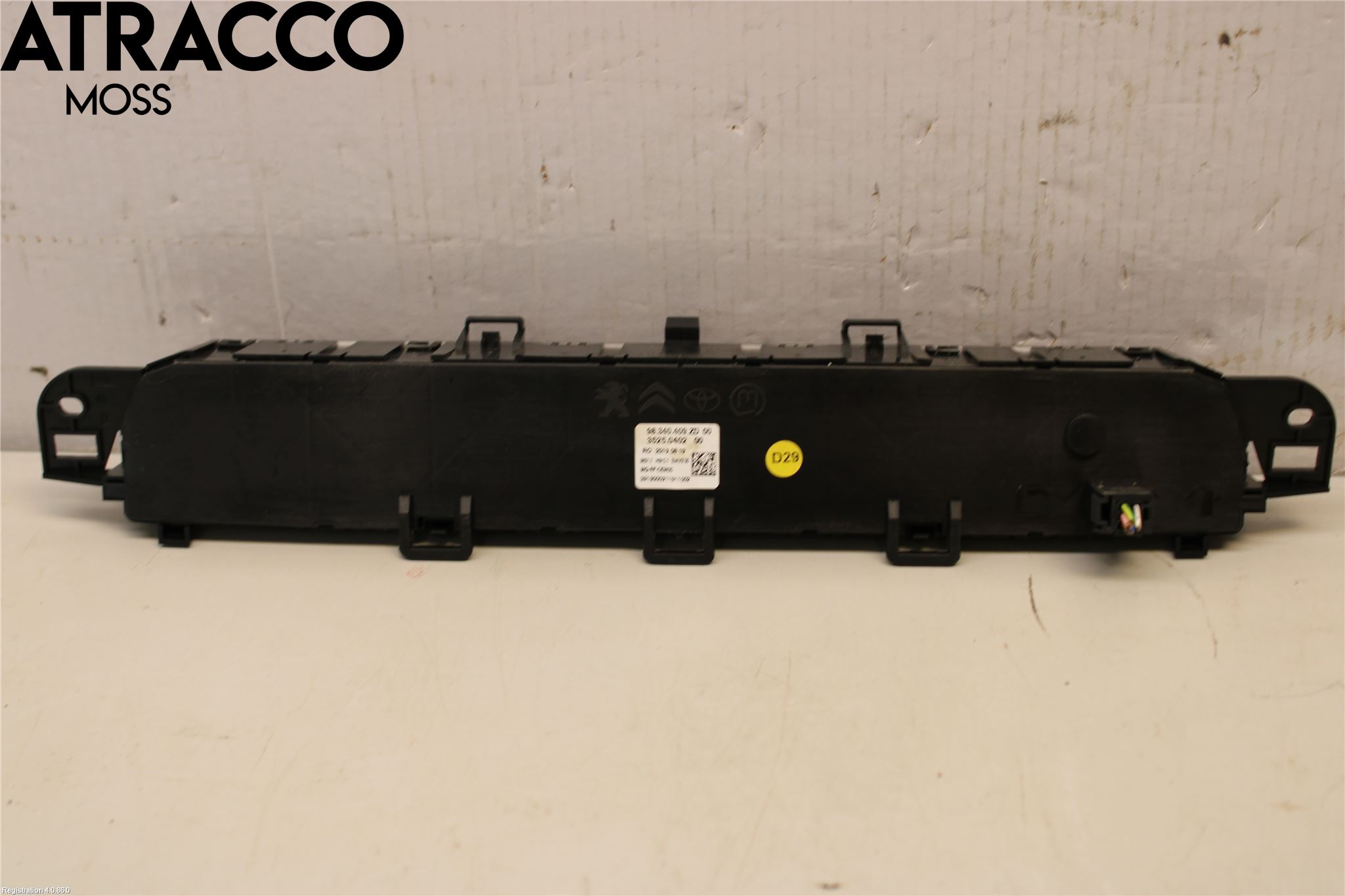 Opel VIVARO 20- Varme Ac Betjening-Display