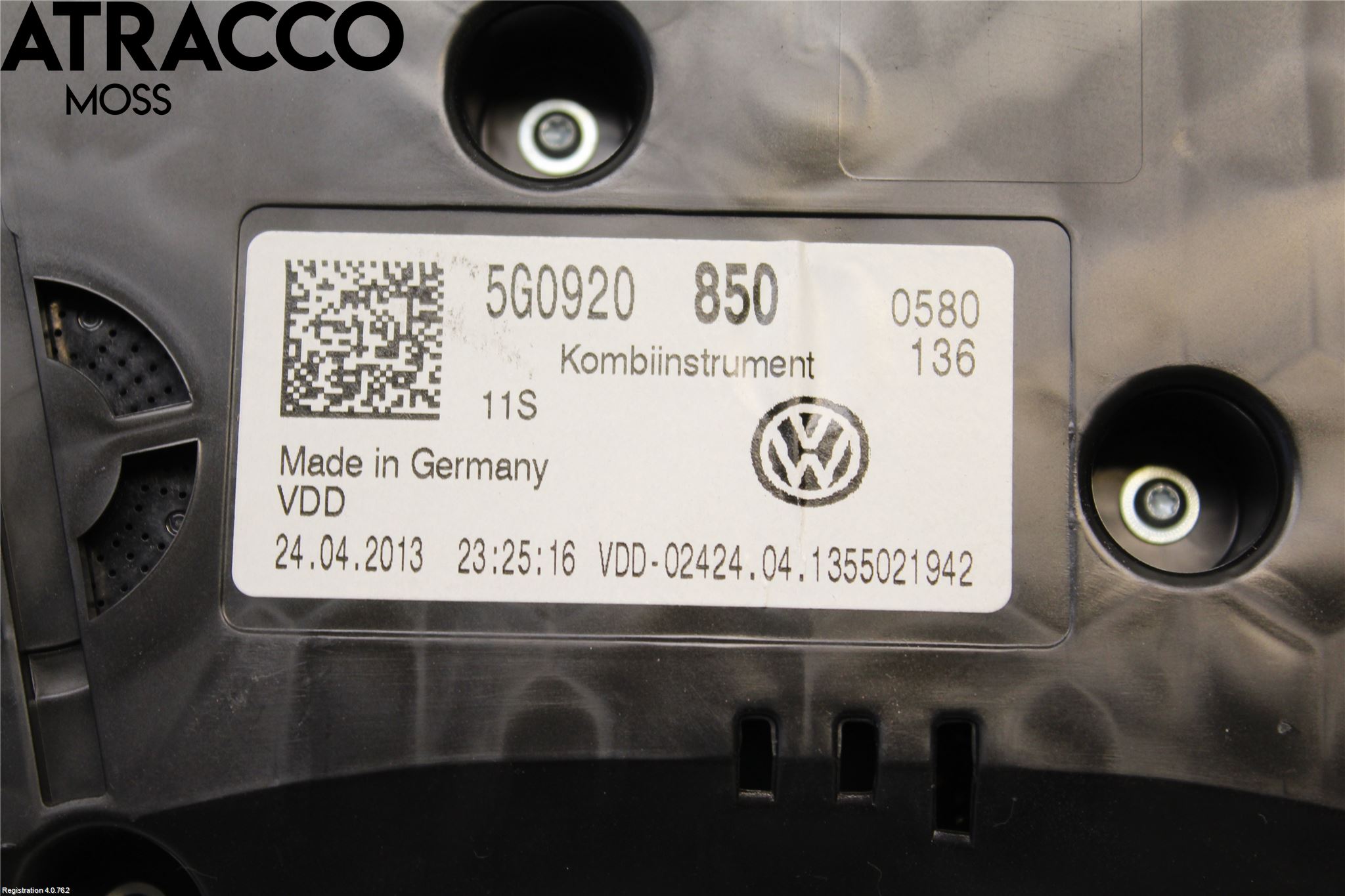 Volkswagen VW GOLF / E-GOLF VII 13-20 Instr Kombinert