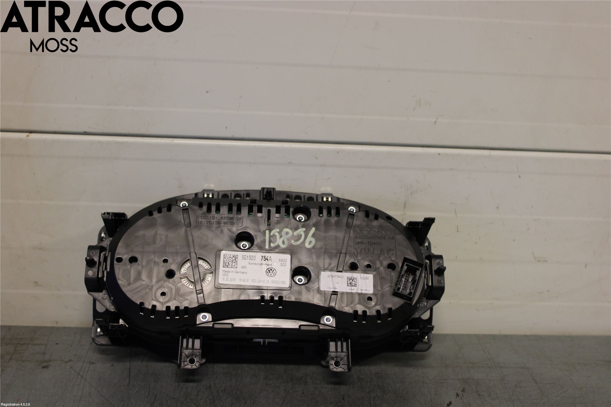 Volkswagen VW GOLF / E-GOLF VII 13-20 Instr Kombinert