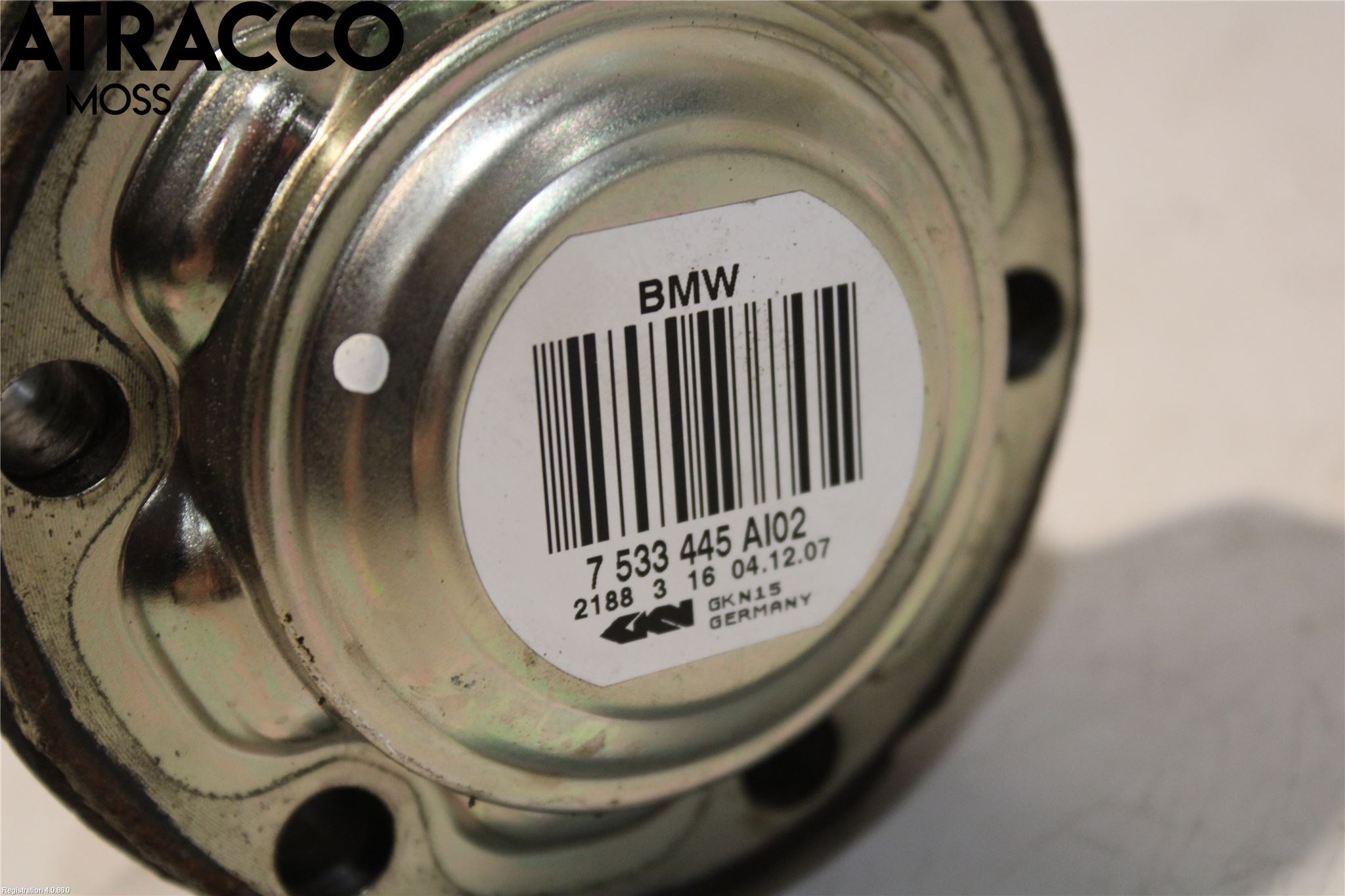 BMW 3 E90/91 SED/TOU 05-12 Drivaksel Bak Kompl Venstre