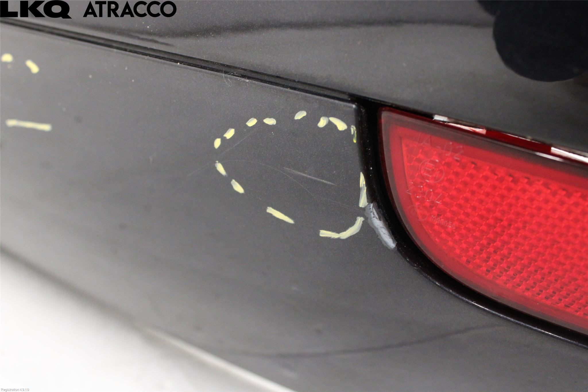 Volvo V50 08-12 Støtfanger Bak