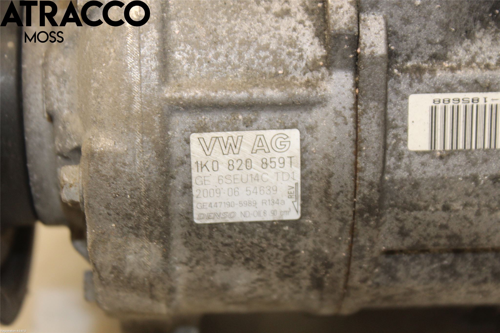 Audi A3/S3 05-13 Varme Ac Kompressor