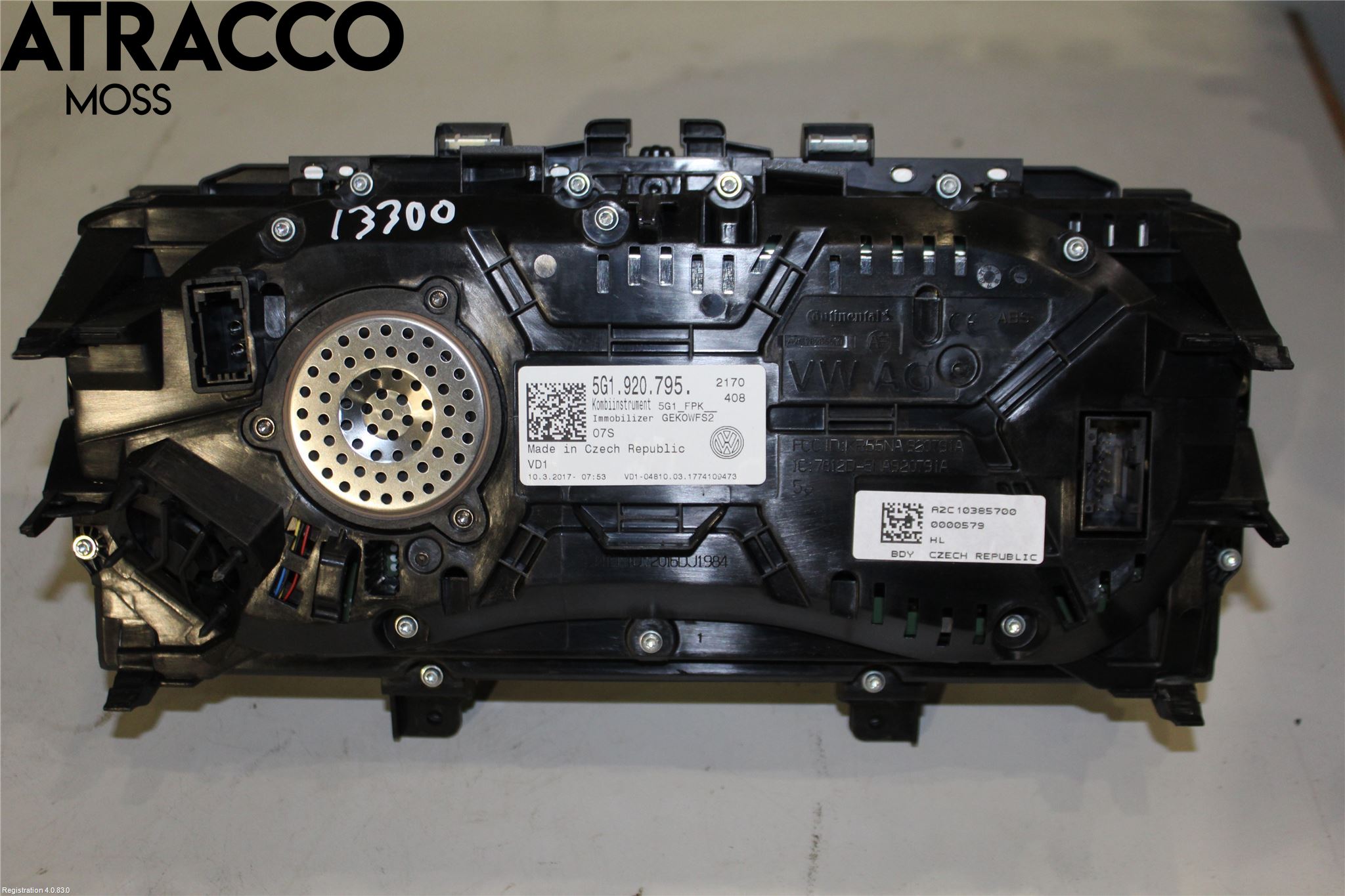 Volkswagen VW GOLF / E-GOLF VII 13-20 Instr Kombinert