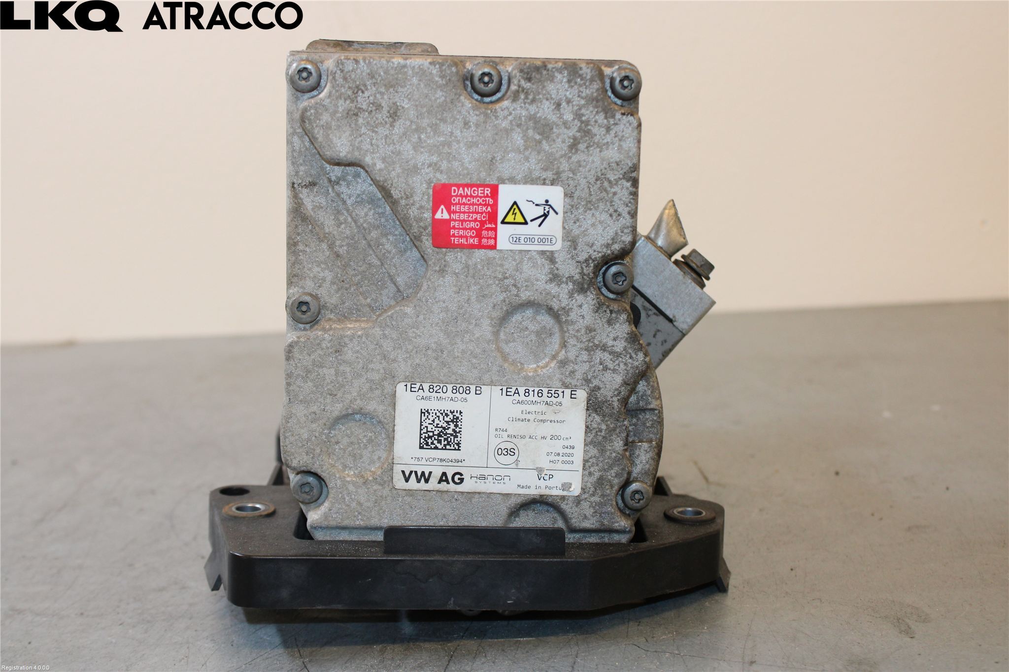 Volkswagen VW ID.3 21- Varme Ac Kompressor