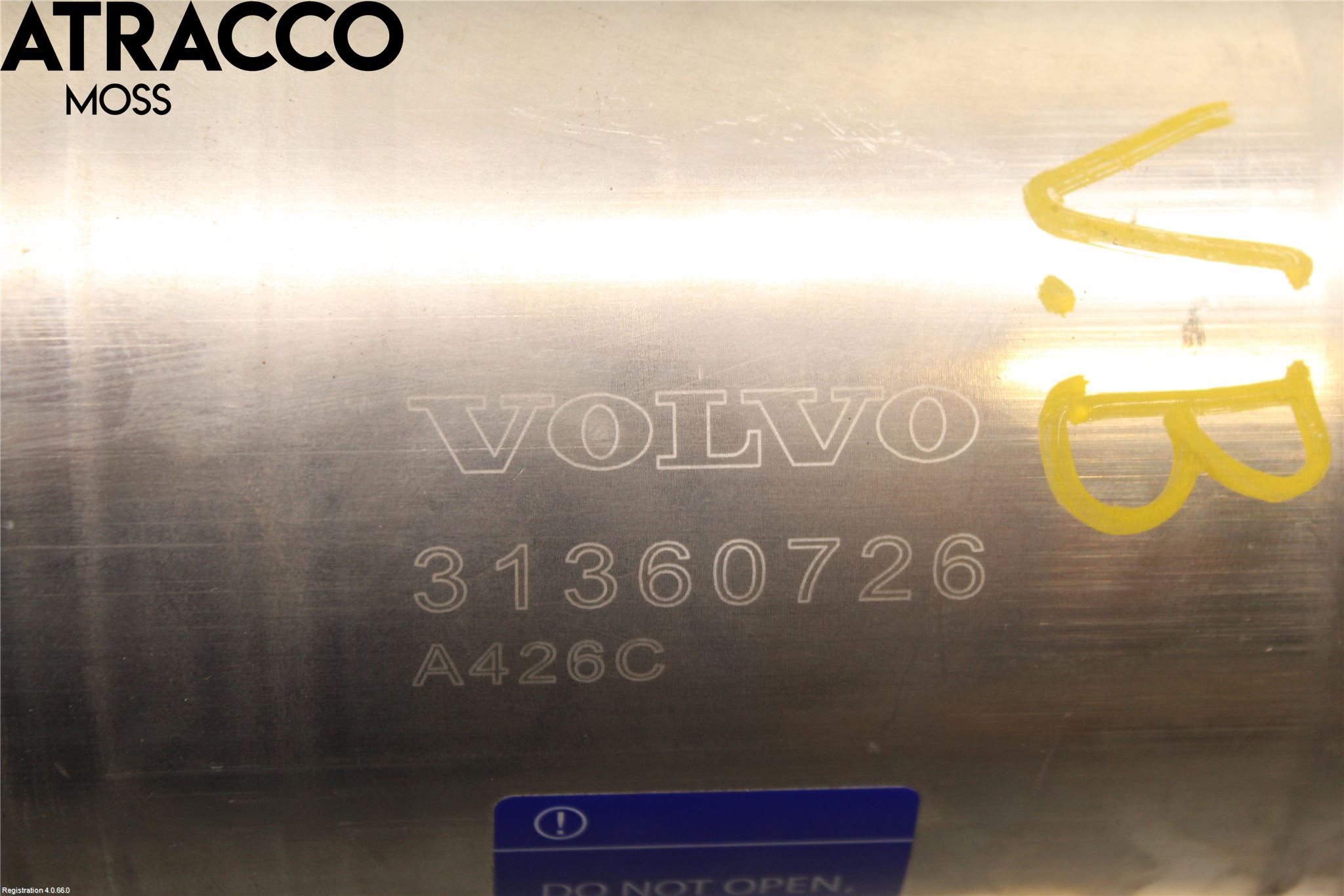 Volvo XC90/RECHARGE 16- Nivå/Lufrfrändring Trycktank