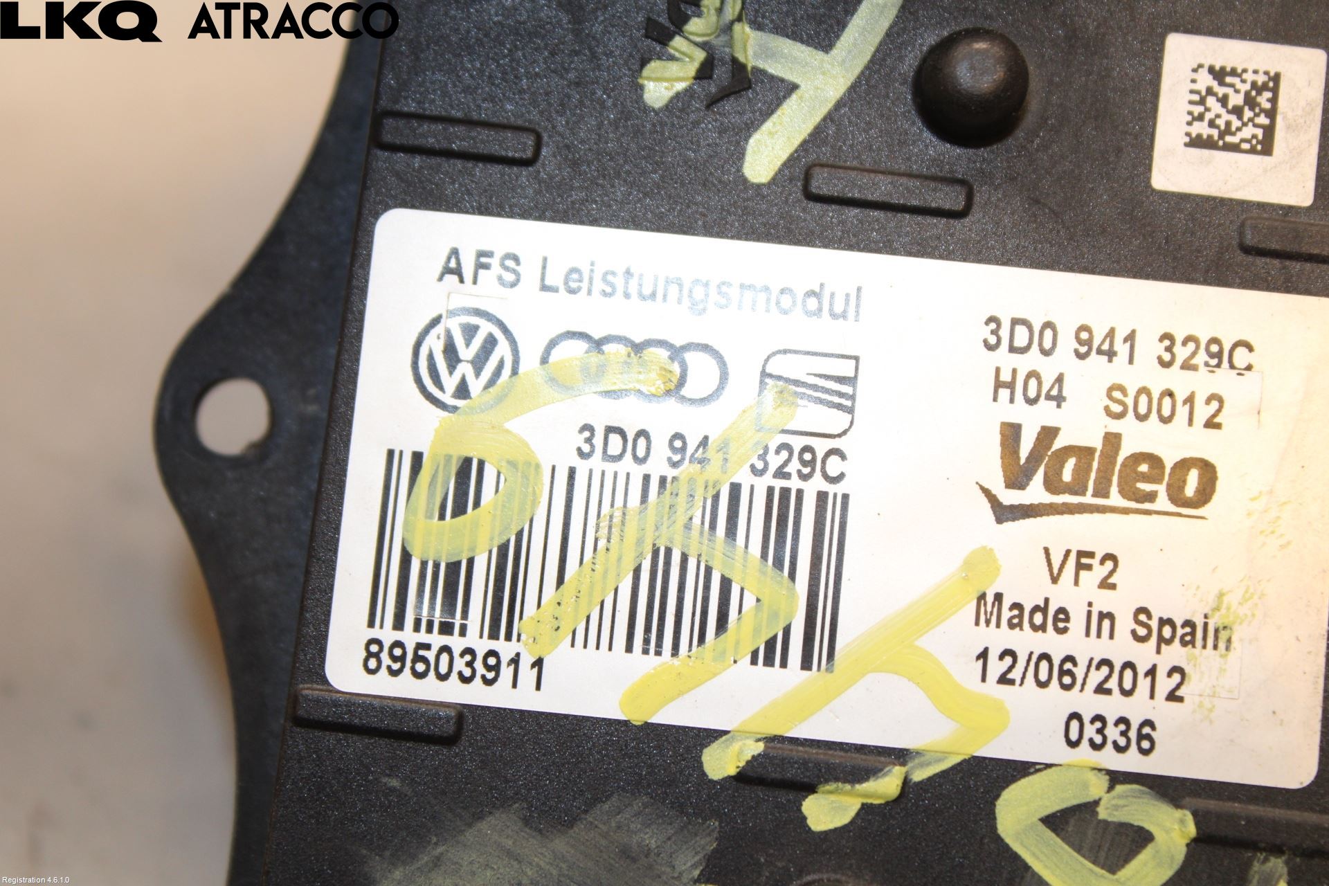 Volkswagen VW PASSAT 11-14 Styreenhet Xenon