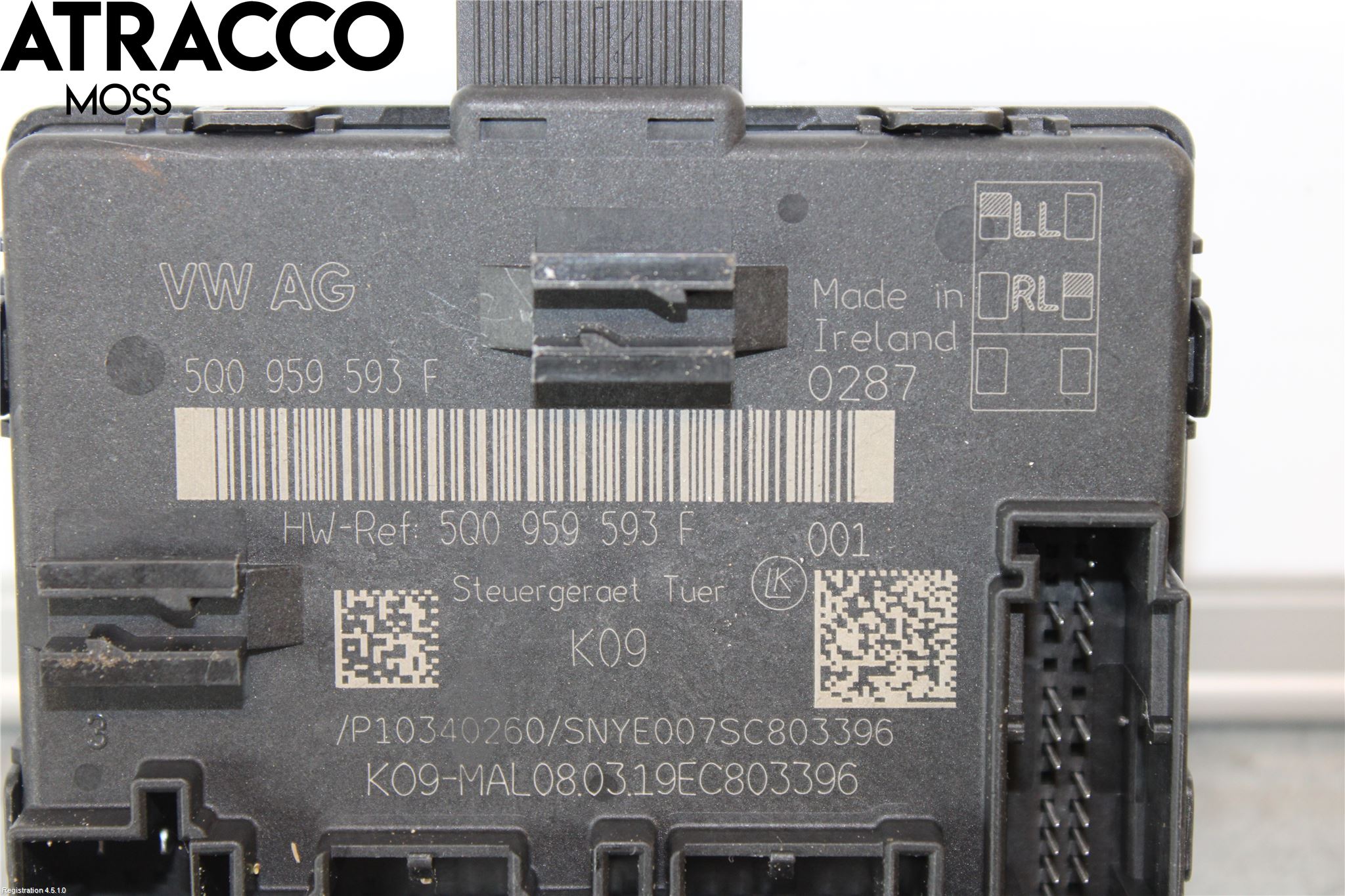 Volkswagen VW GOLF / E-GOLF VII 13-20 Styreenhet Dør