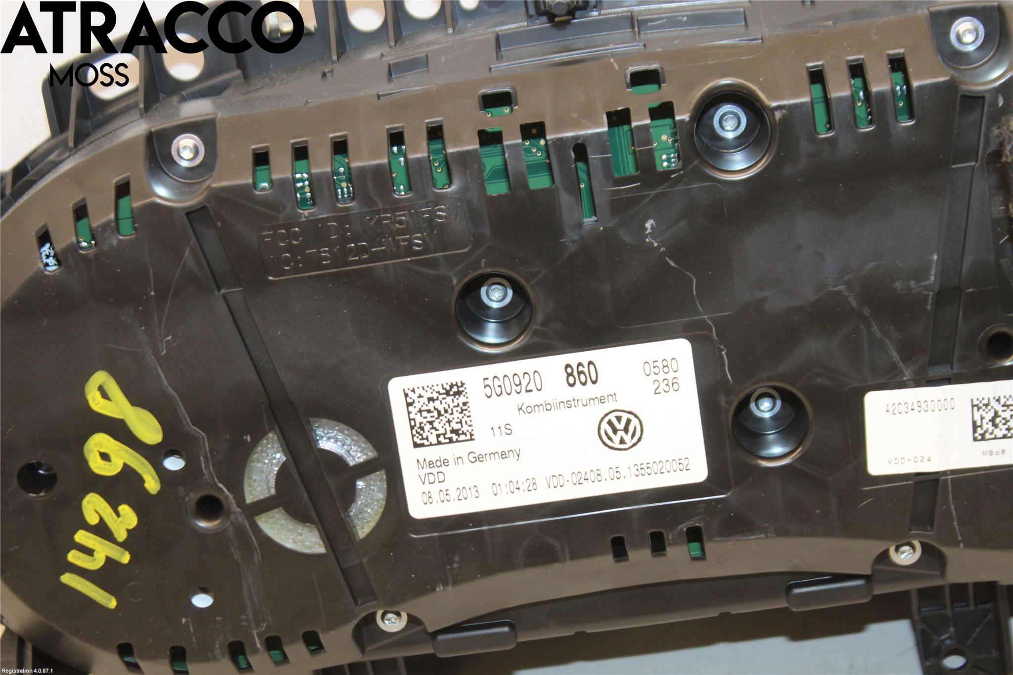 Volkswagen VW GOLF / E-GOLF VII 13-20 Instr Kombinert