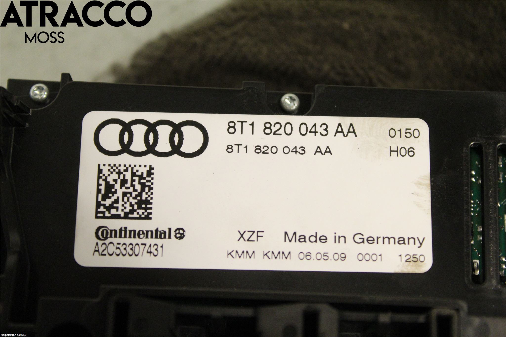 Audi A4/S4 08-11 Varme Ac Betjening-Display