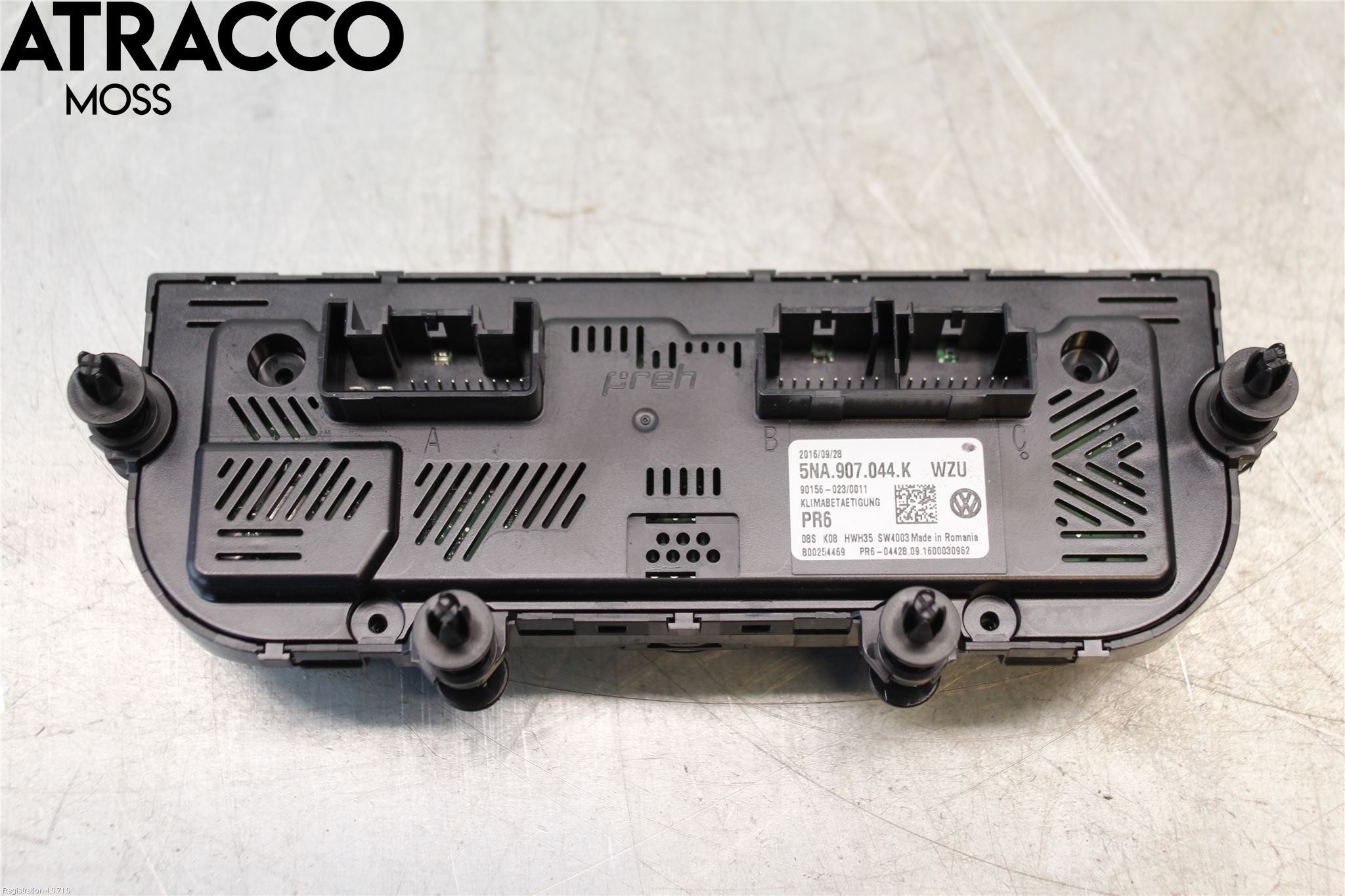 Volkswagen VW TIGUAN 16-24 Varme Ac Betjening-Display