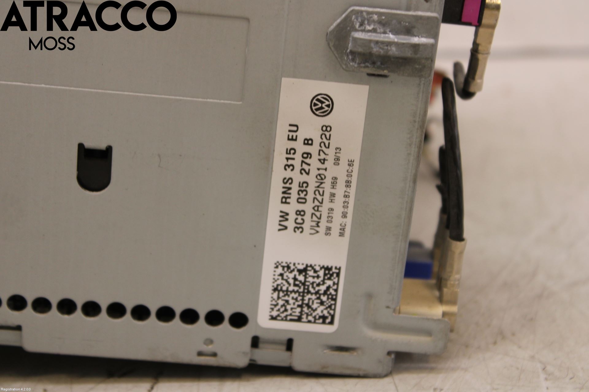 Volkswagen VW TOURAN 10-15 Stereo Radio Med Cd