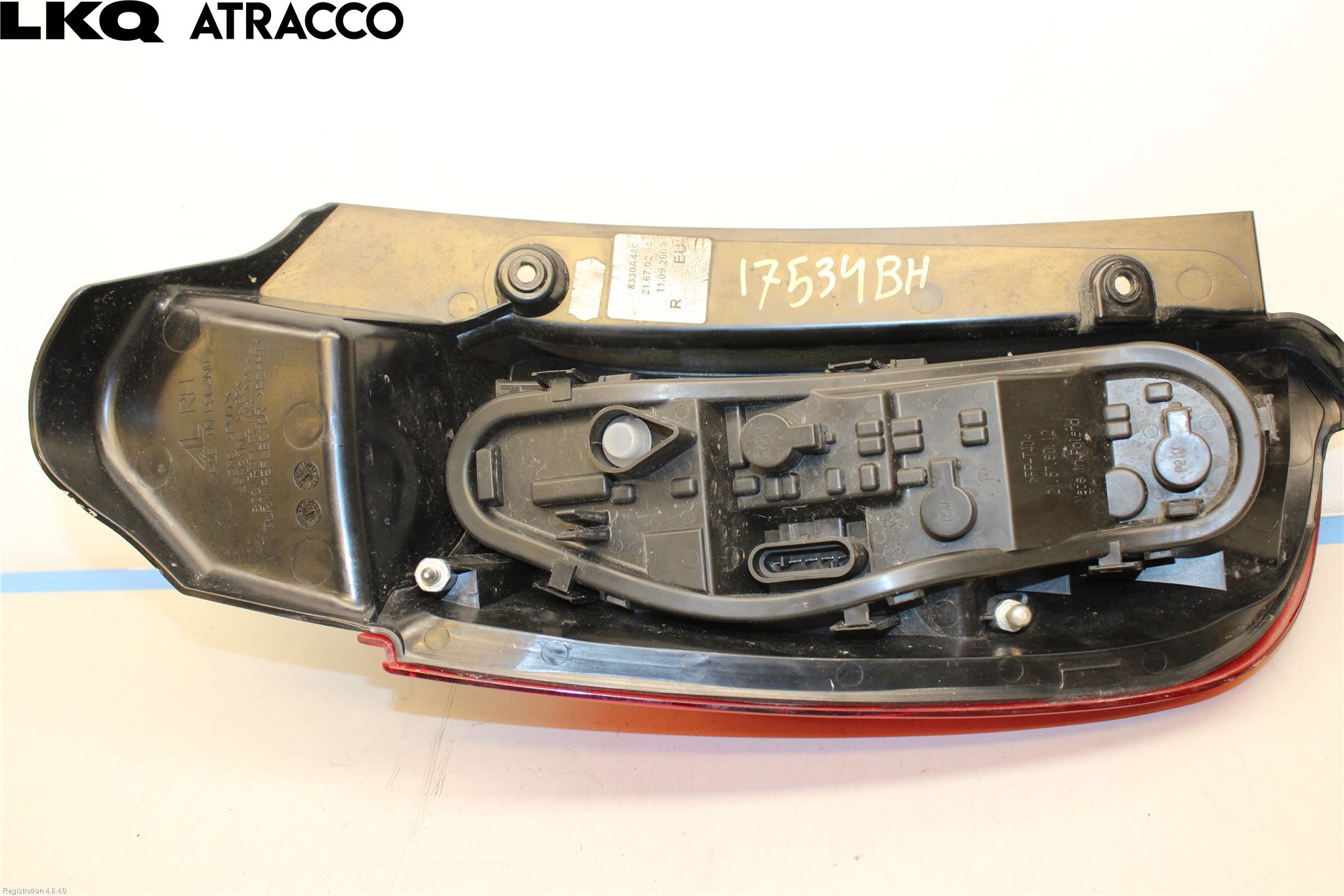 Mitsubishi COLT 09-13 Baklykt Høyre