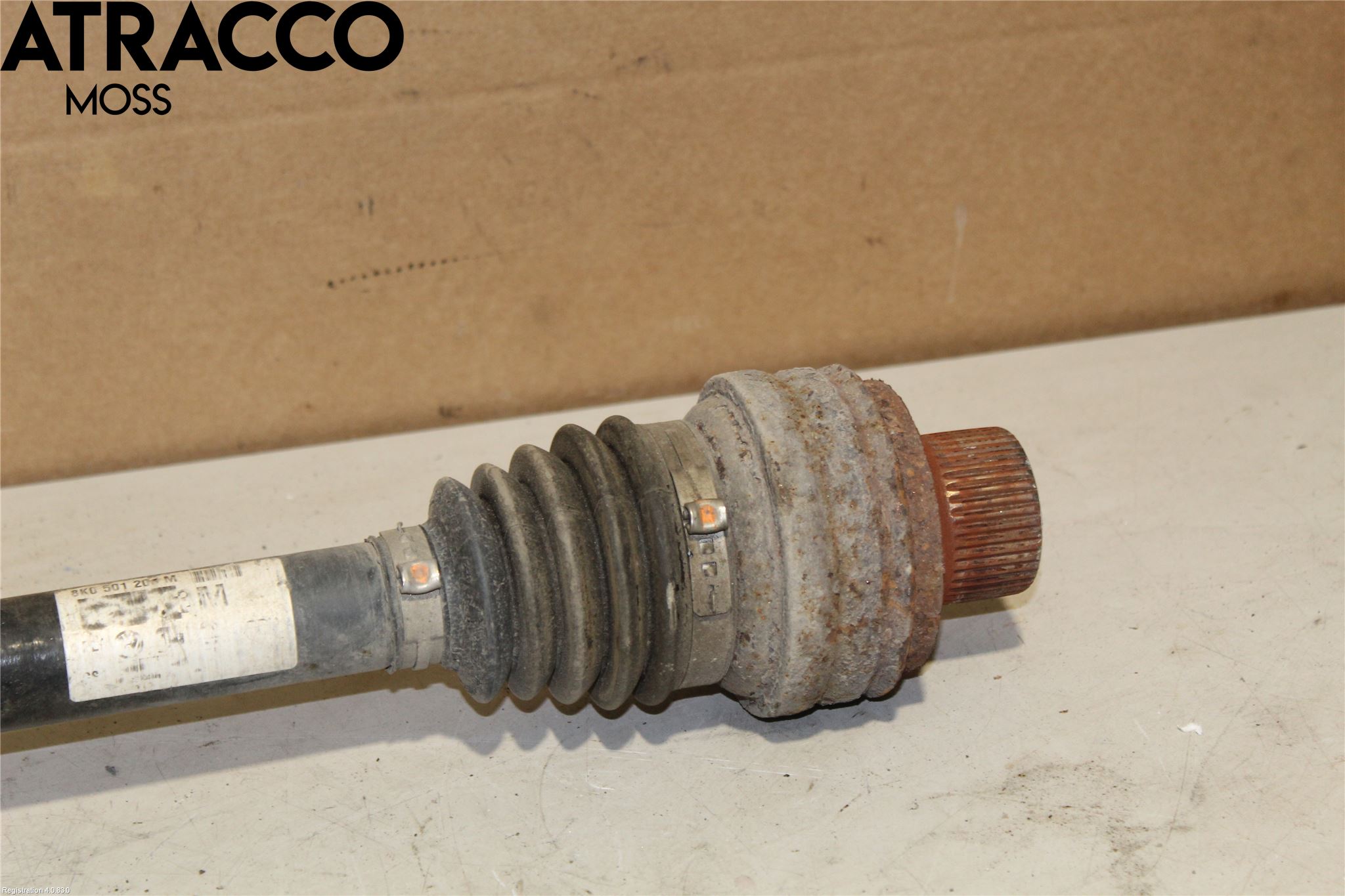 Audi A4 12-15 Drivaksel Bak Kompl Høyre