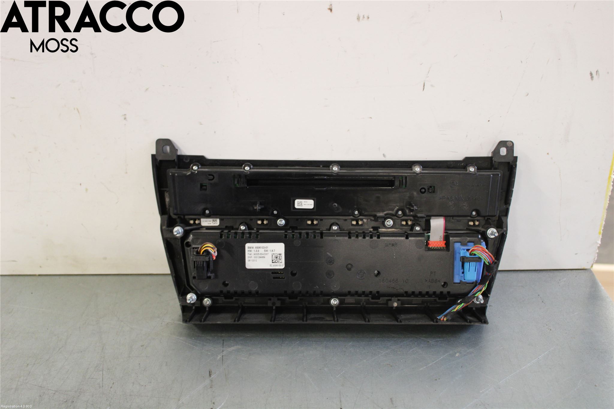 BMW 5 F10/F11/F18 09-17 Varme Ac Betjening-Display