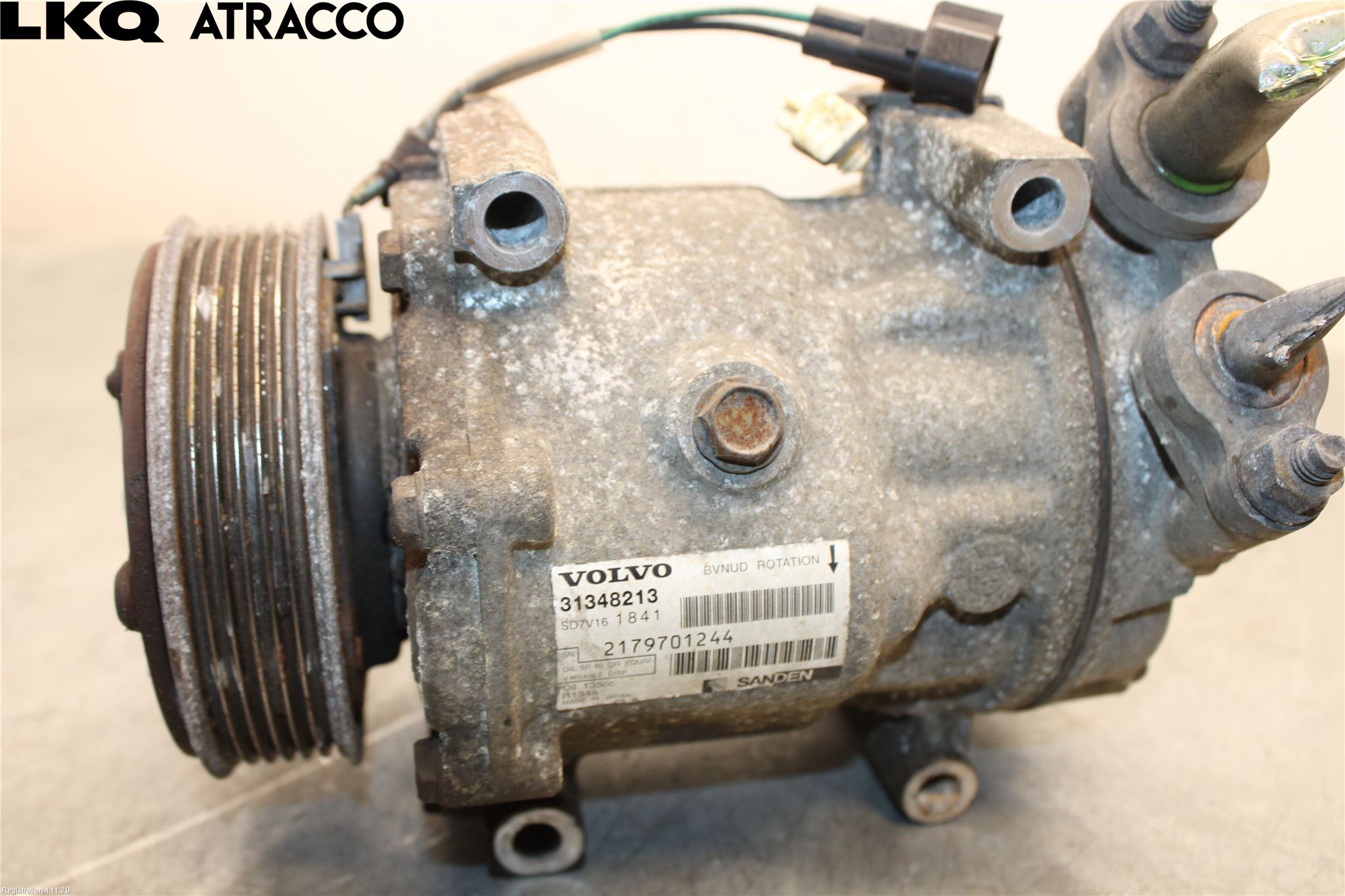 Volvo V60 11-13 Varme Ac Kompressor