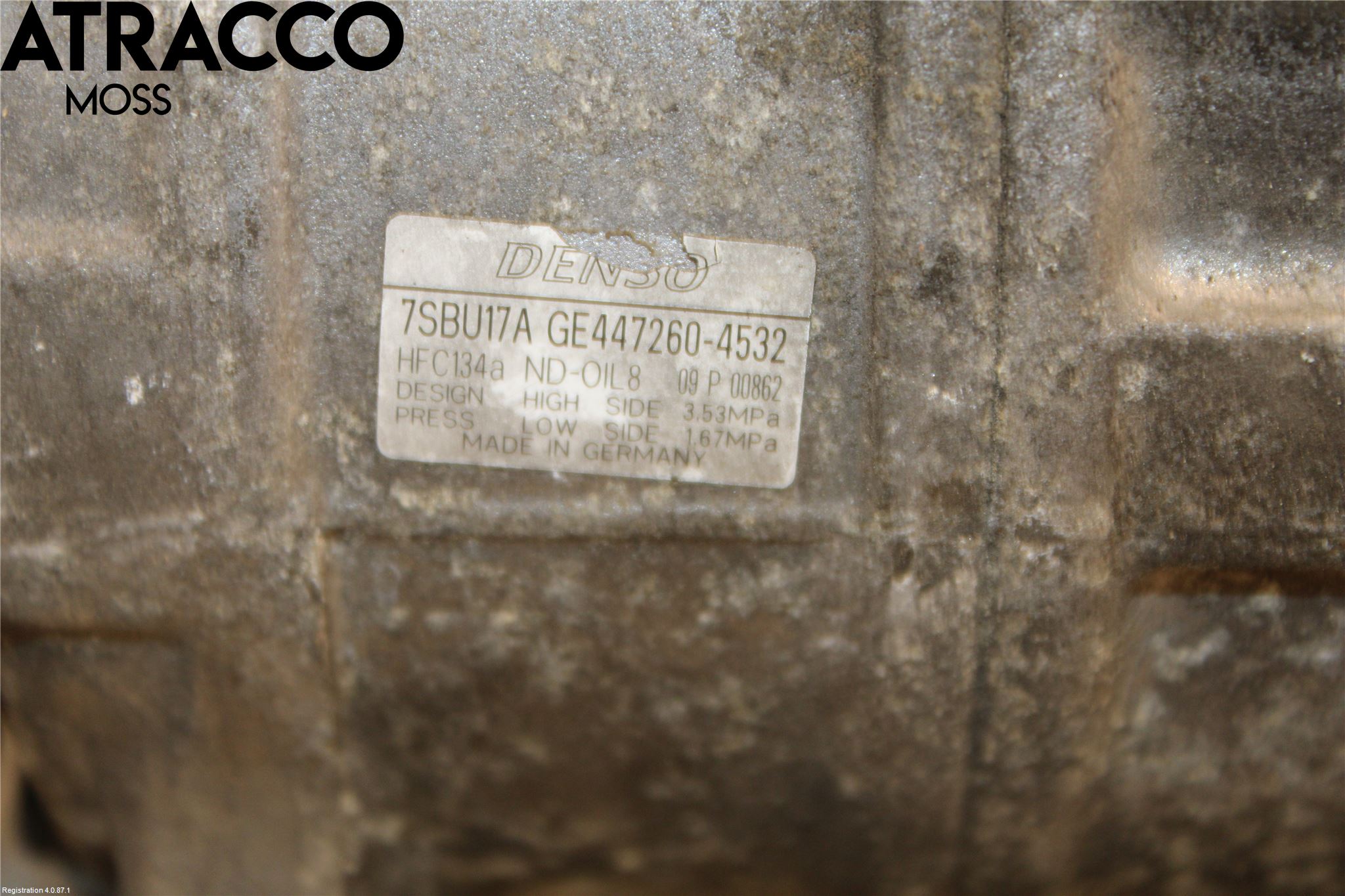 BMW 7 F01/02/03/04 09-15 Varme Ac Kompressor