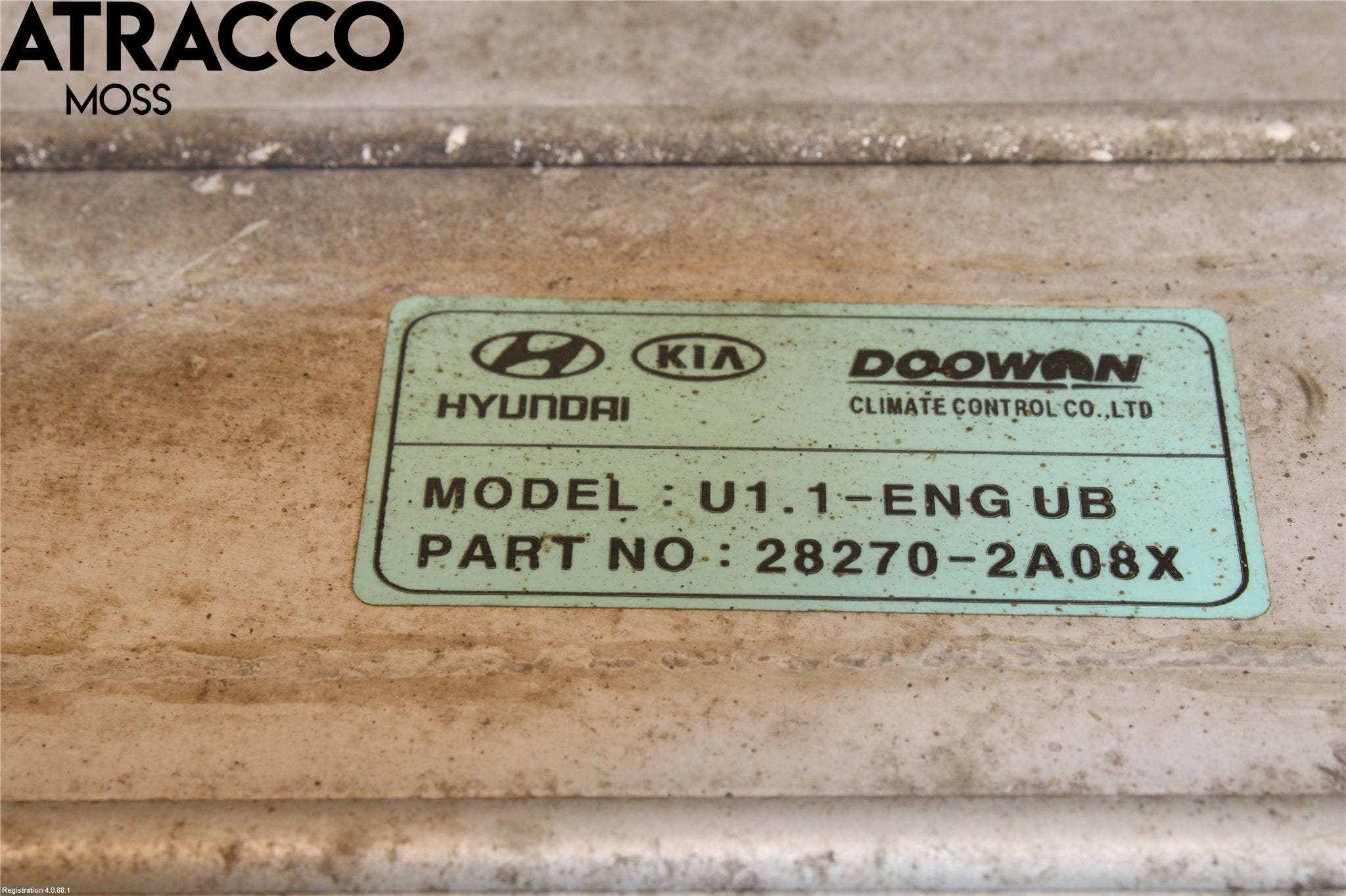 Kia RIO 12-16 Intercooler Radiator