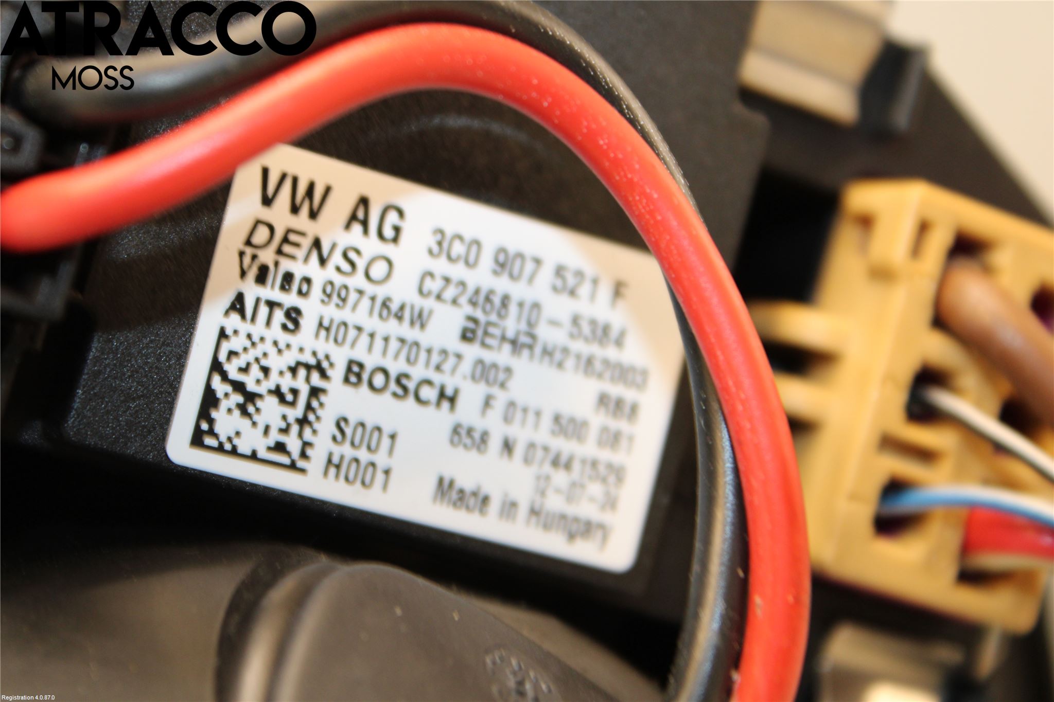 Volkswagen VW GOLF VI 09-13 Varmeapparat Viftemotor