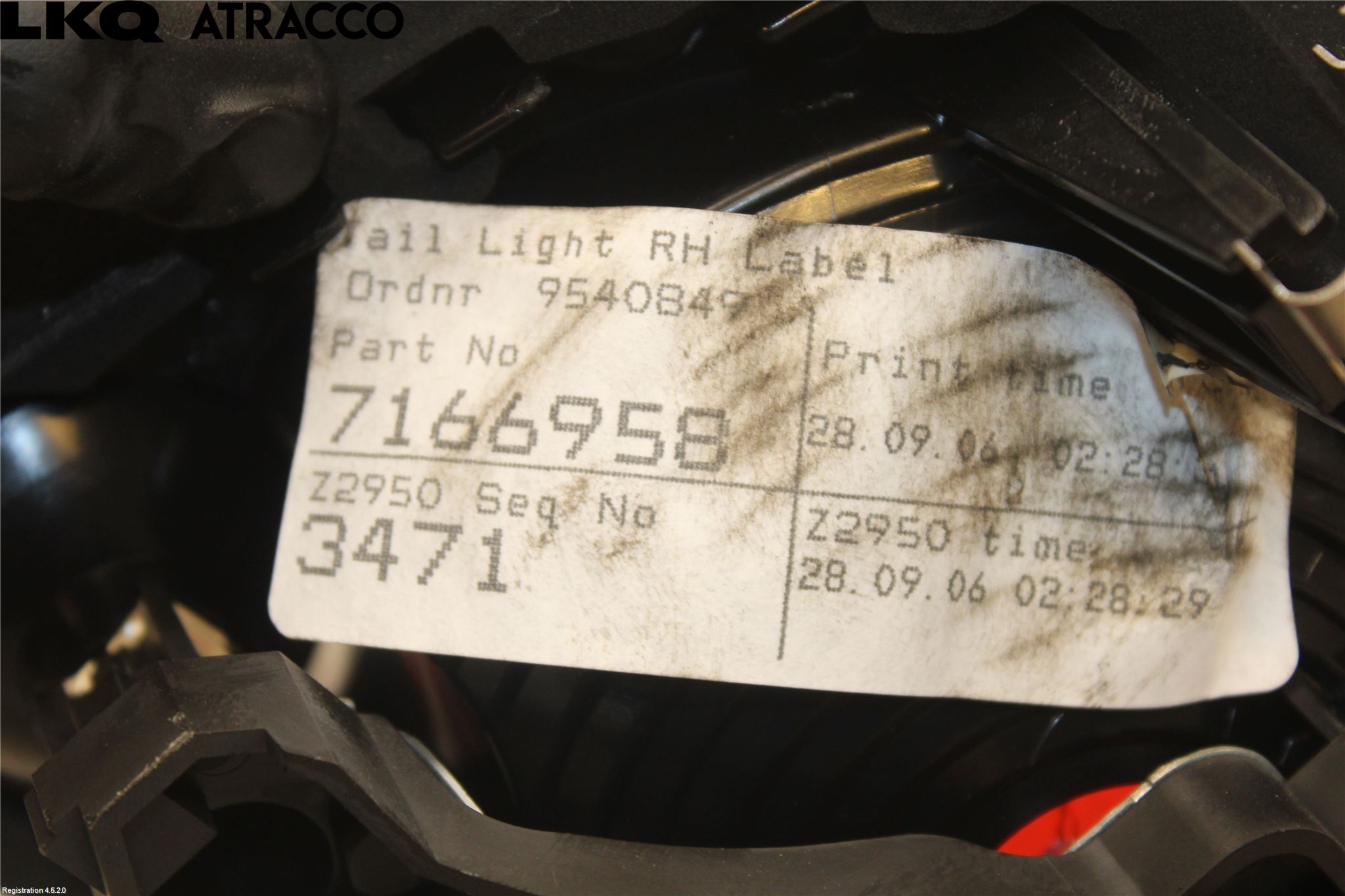 Mini COUPE R50/53 01-06 Baklykt Høyre