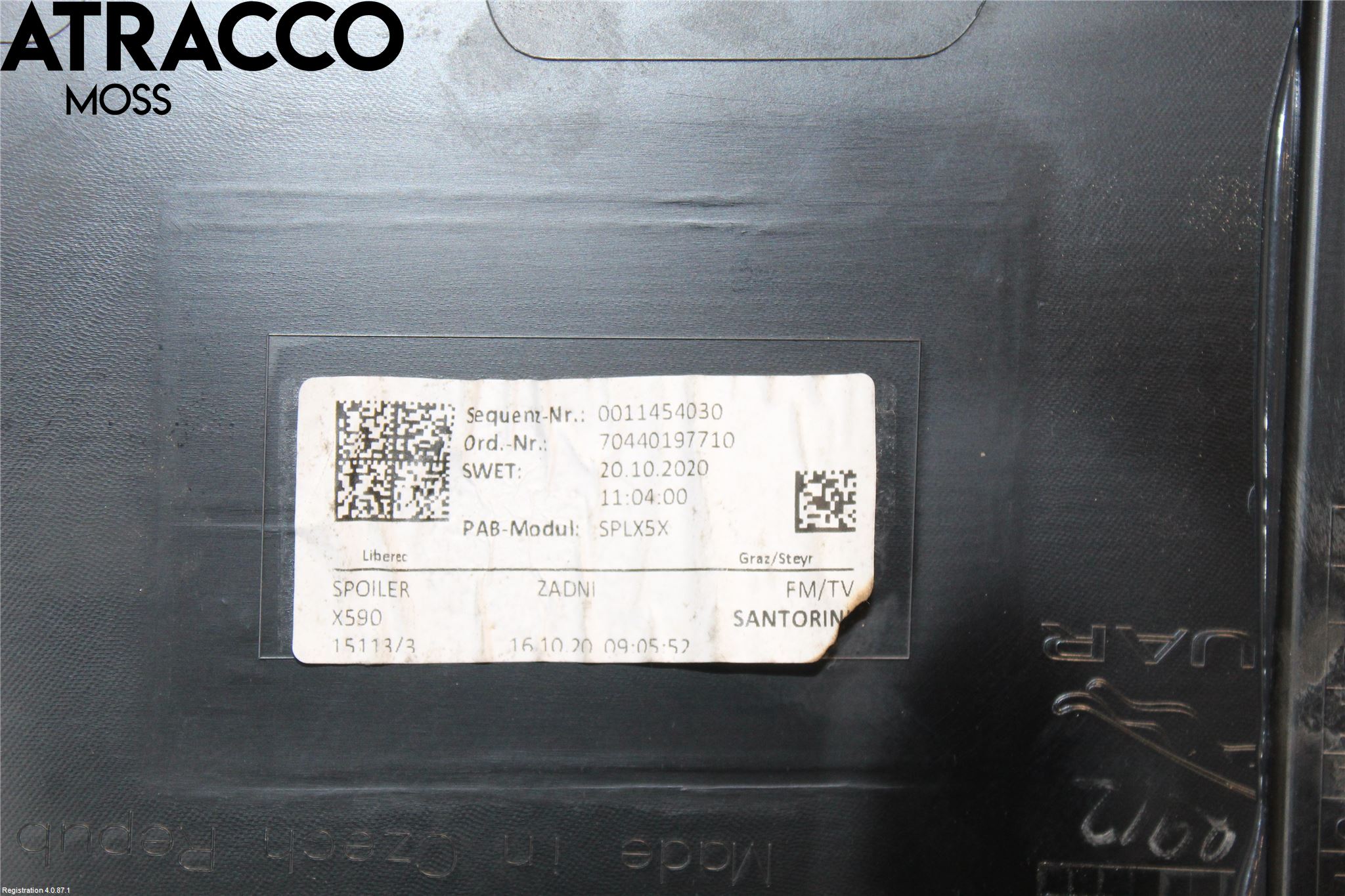 Jaguar I-PACE 18- Spoiler Bak