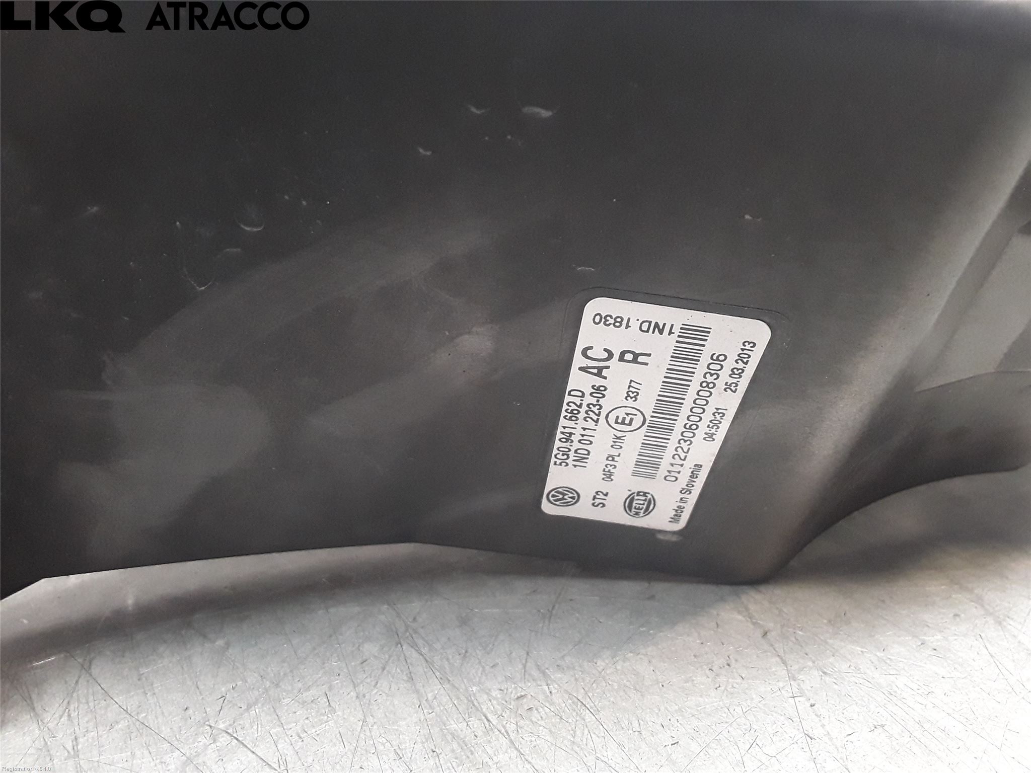 Volkswagen VW GOLF / E-GOLF VII 13-20 Frontlykt-Kurve-Tåkelys