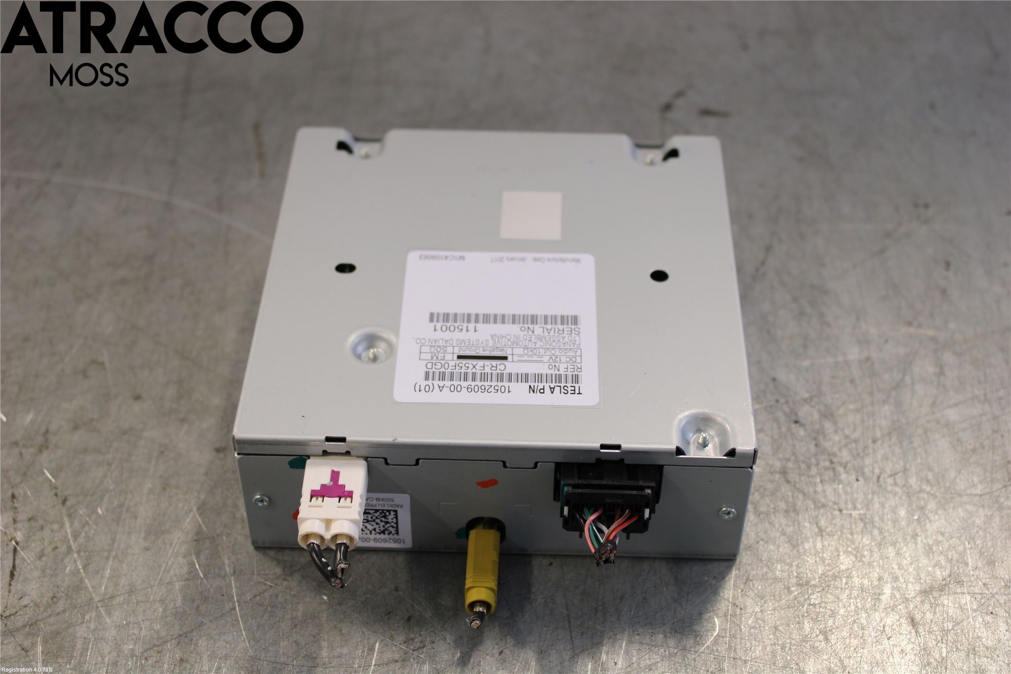 Tesla MODEL X 16- Stereo Radio Med Cd