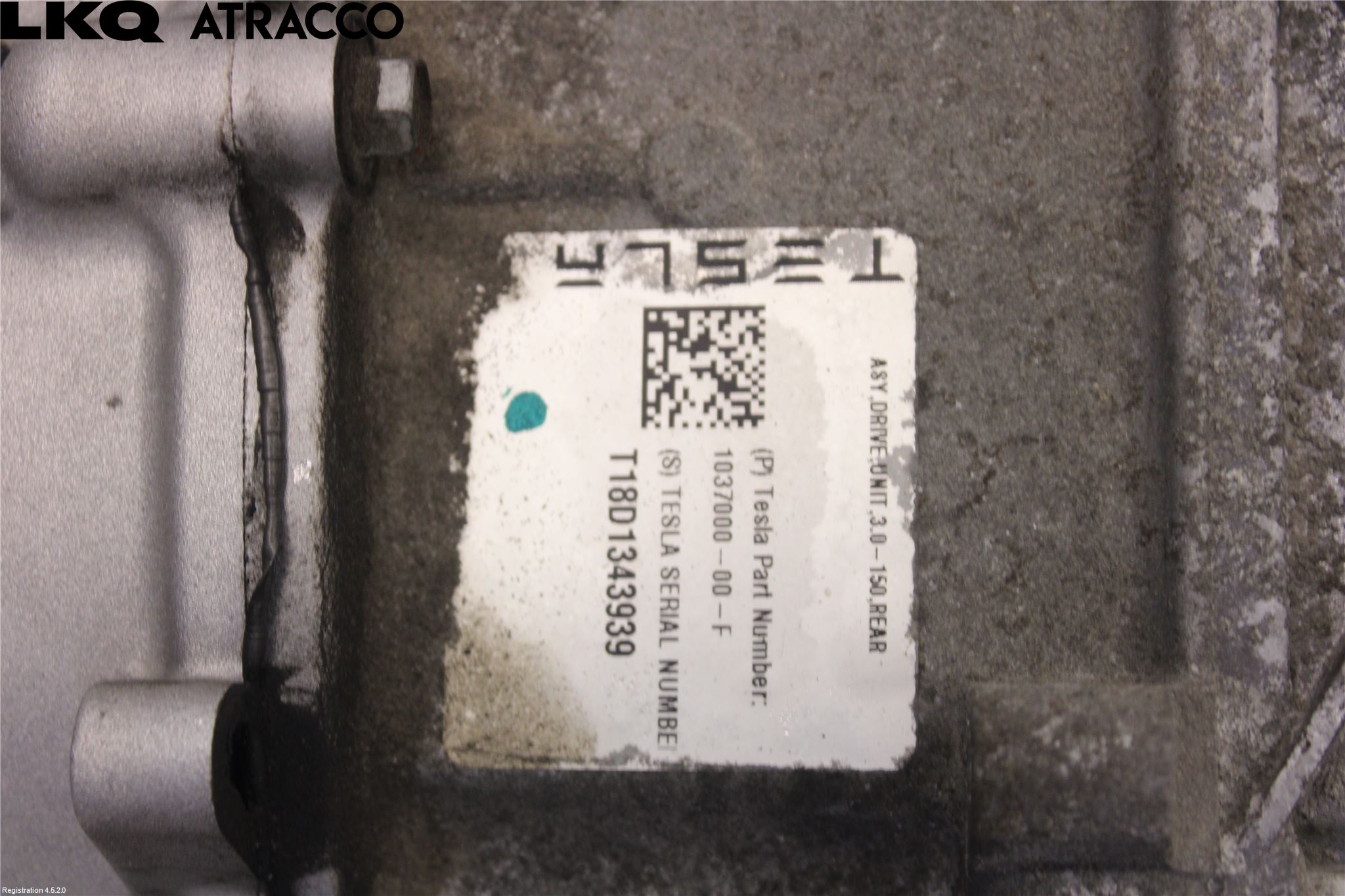 Tesla MODEL S 13- Motor Elektrisk Fram