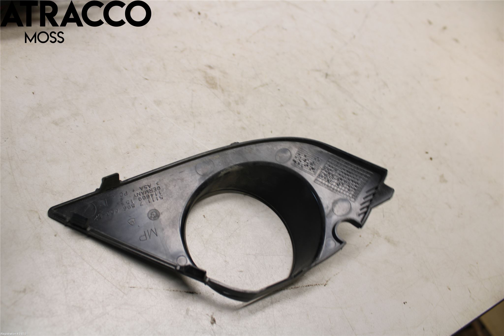 BMW 5 E60/61 Sed/Tou 02-10 Frontlykt Kurve-Tåkelys Ramme